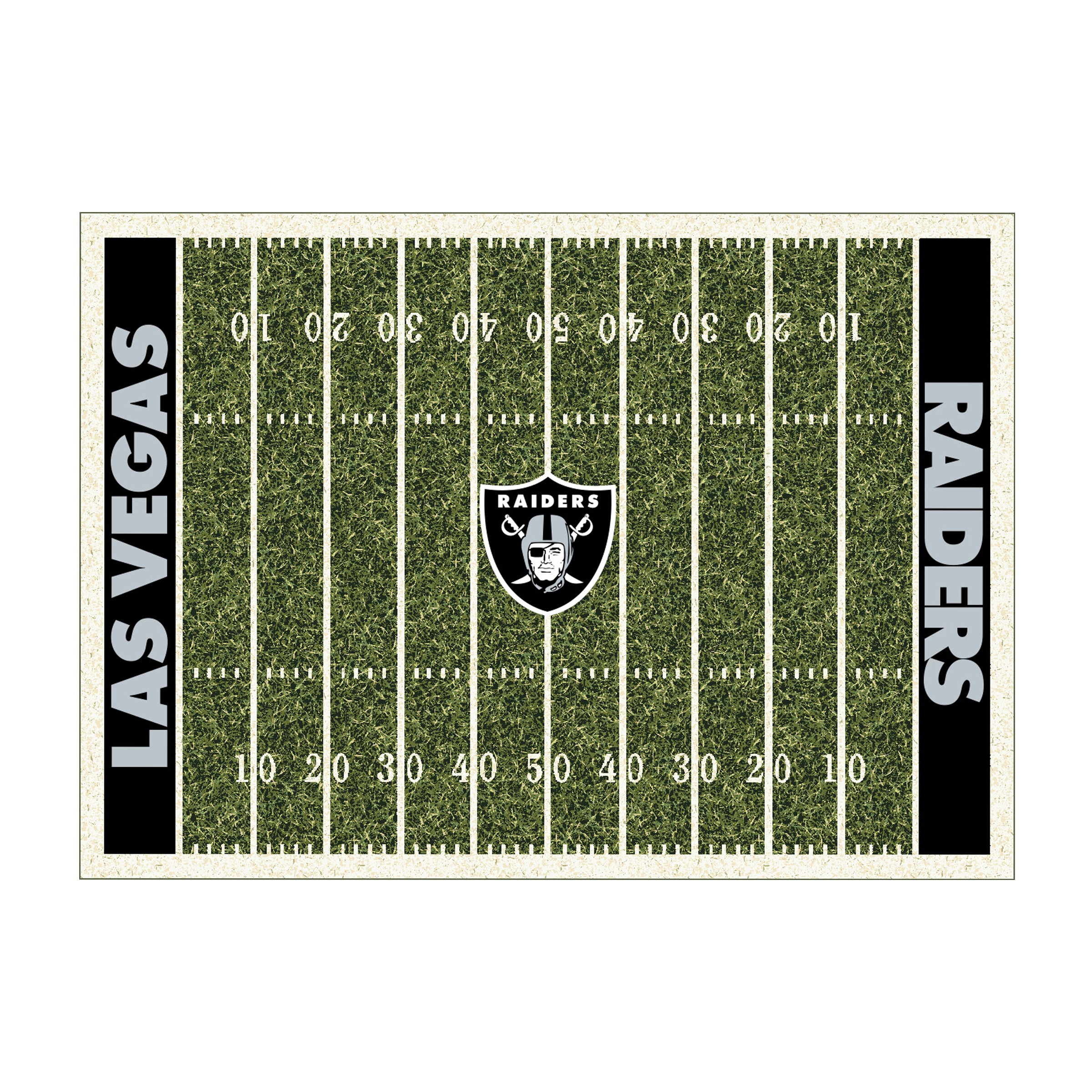 Las Vegas Raiders 4x6 Homefield Rug