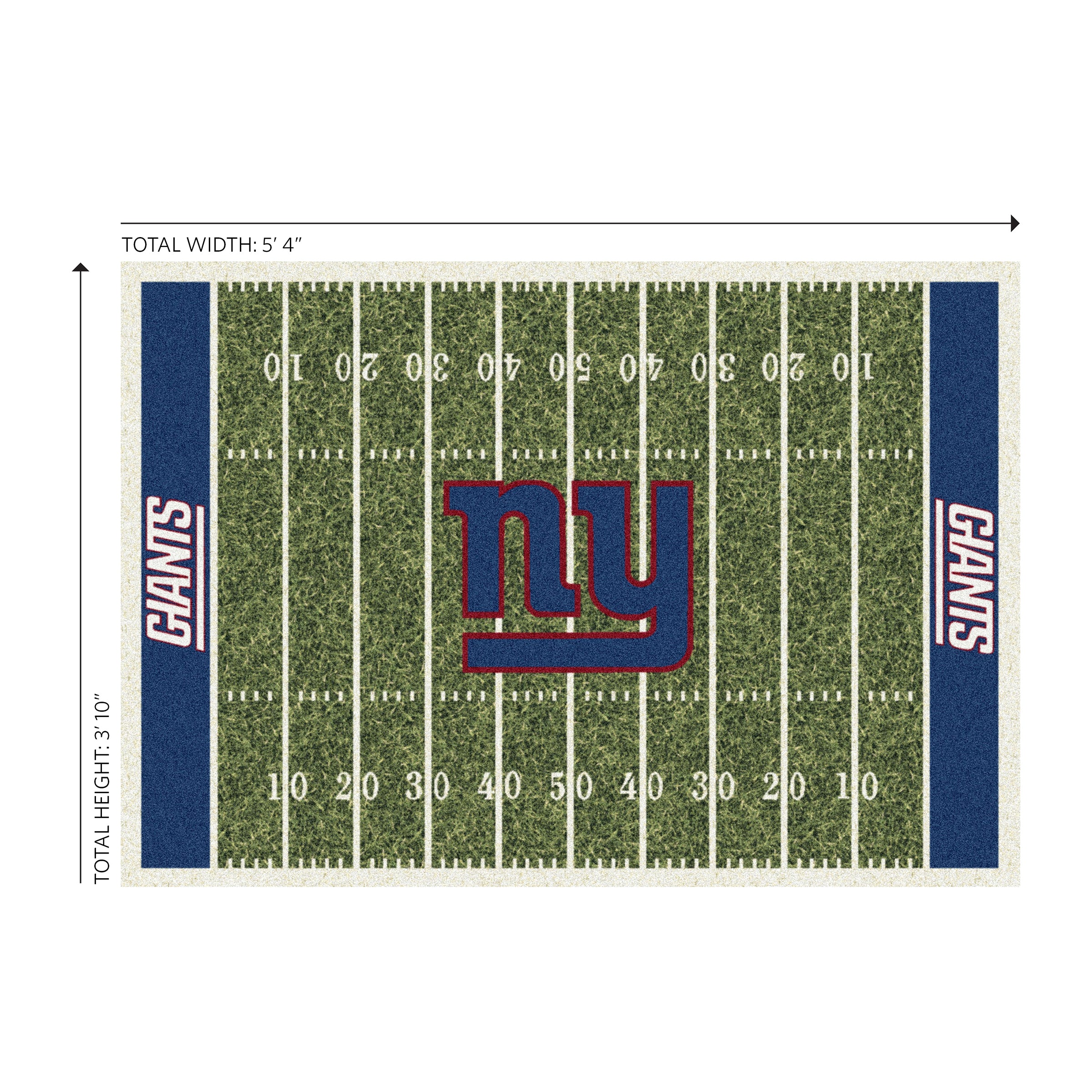 New York Giants 4x6 Homefield Rug