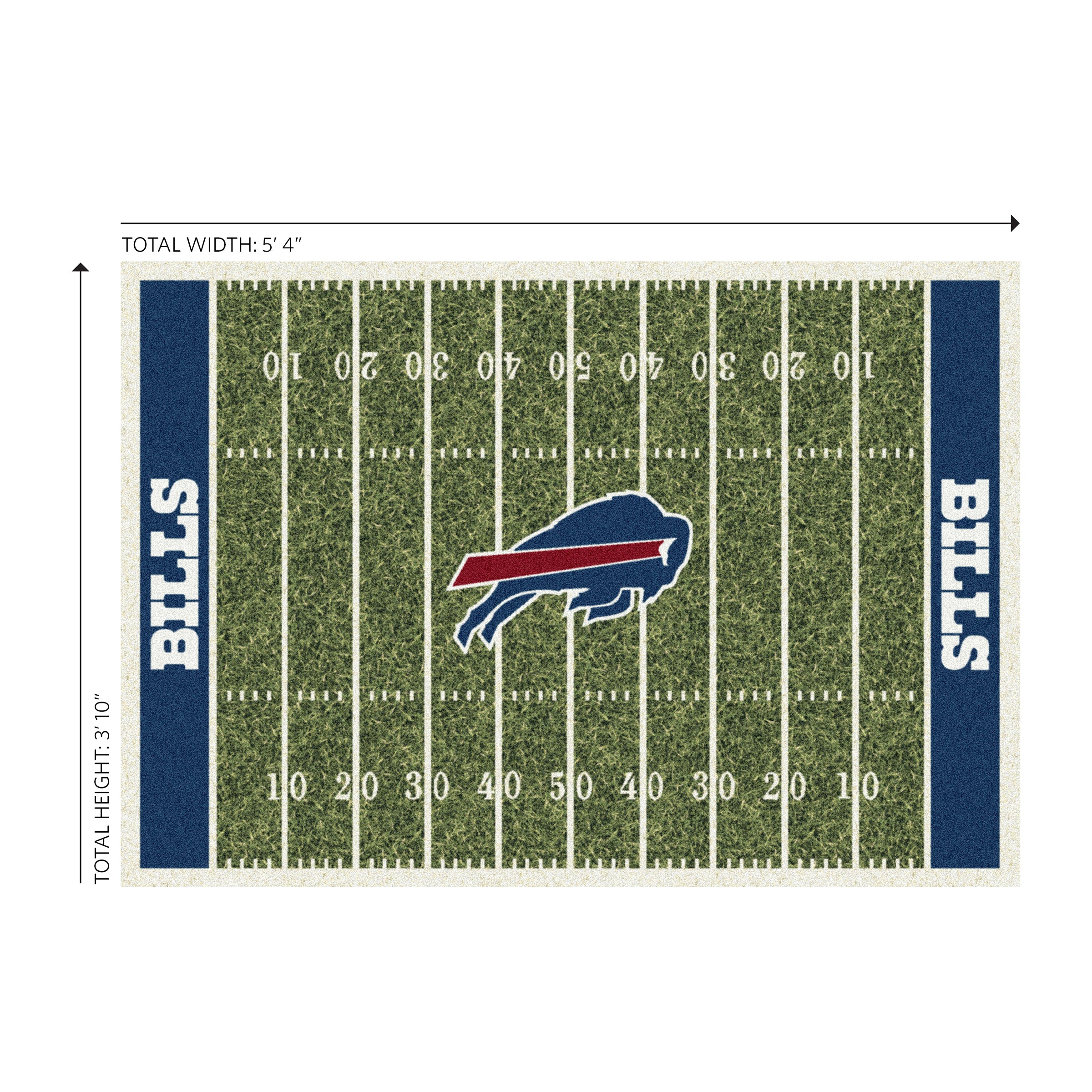 Buffalo Bills 4x6 Homefield Rug