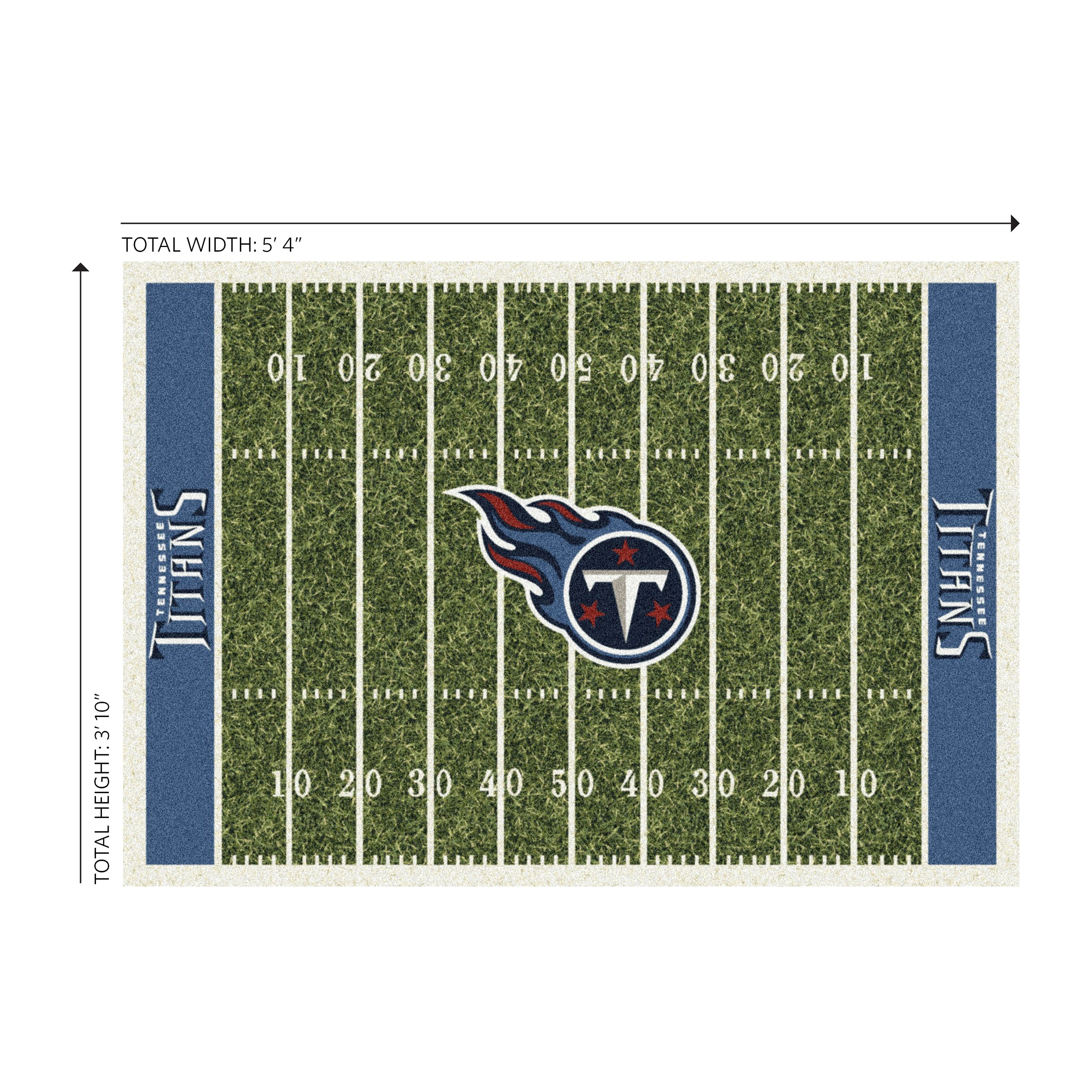 Tennessee Titans 4x6 Homefield Rug