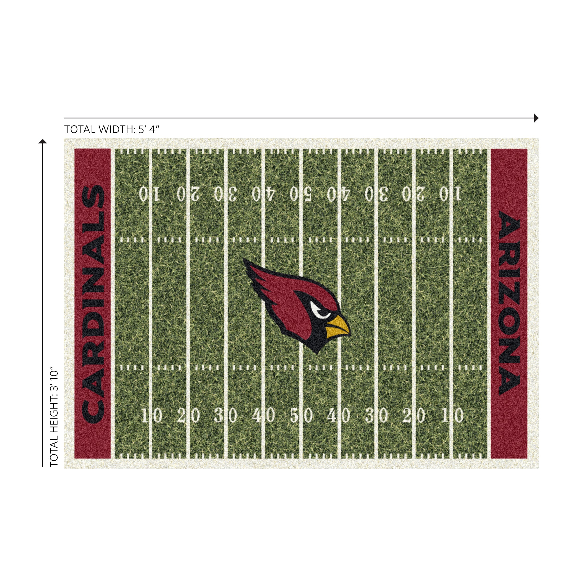 Arizona Cardinals 4x6 Homefield Rug