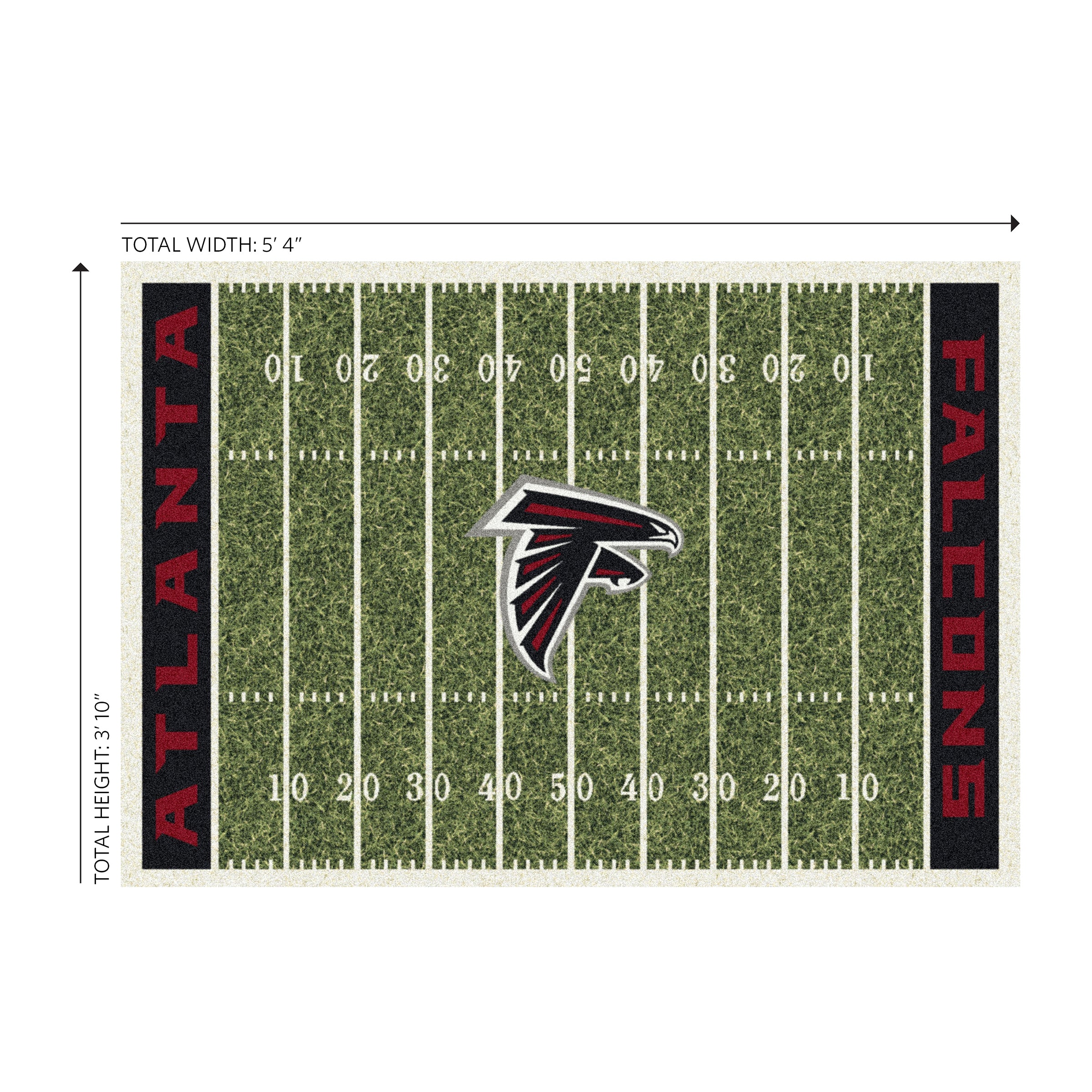 Atlanta Falcons 4x6 Homefield Rug