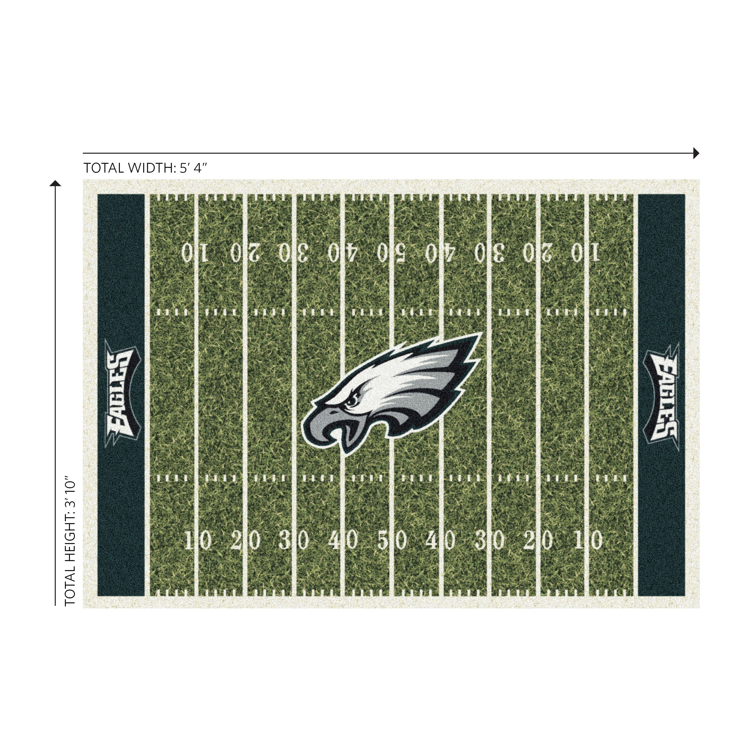 Philadelphia Eagles 4x6 Homefield Rug