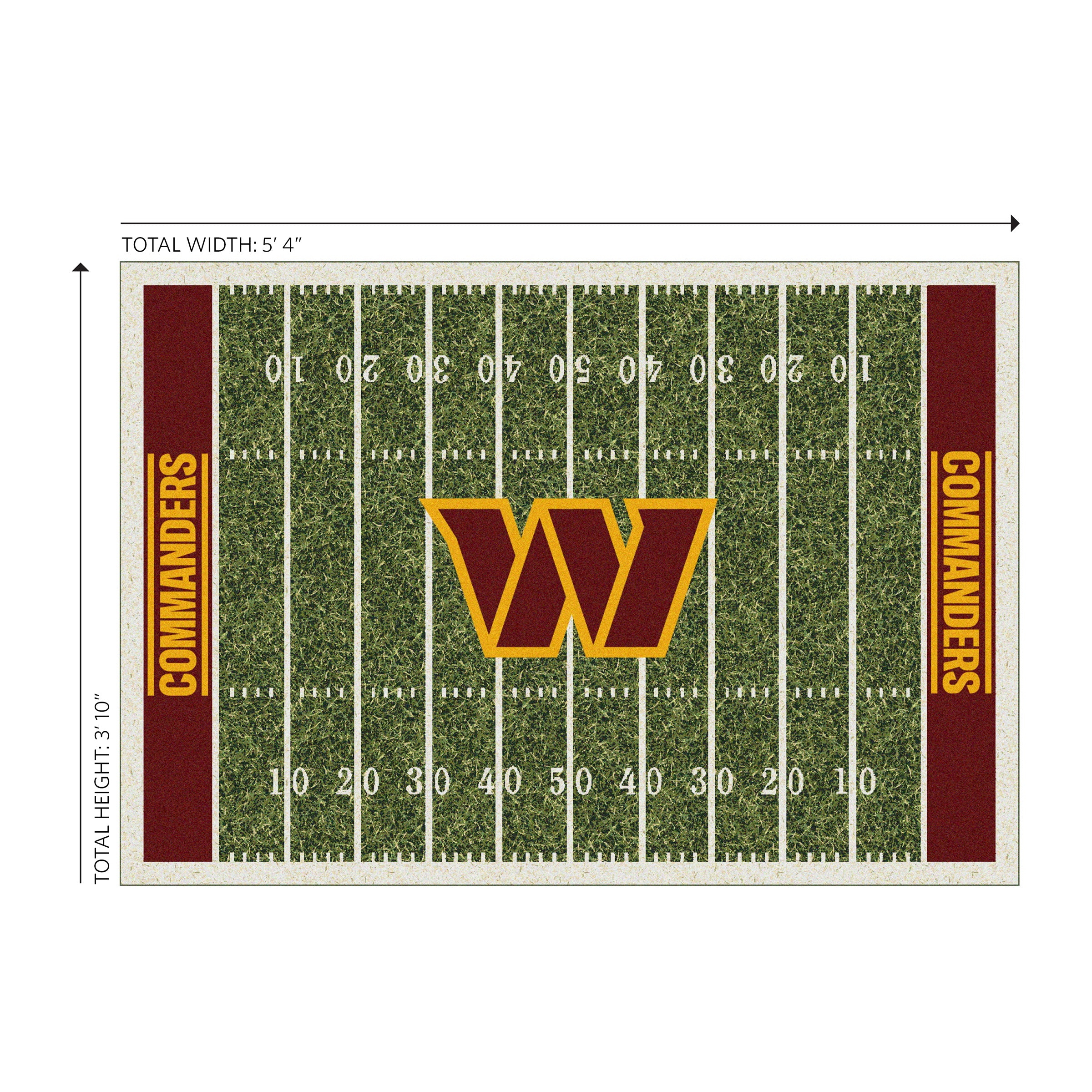 Washington Commanders 4x6 Homefield Rug