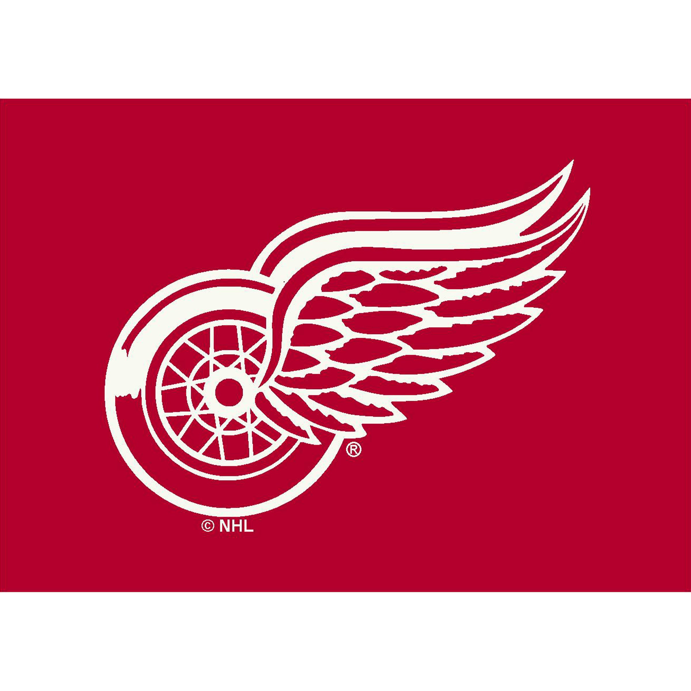 Detroit Red Wings 4x6 Spirit Rug