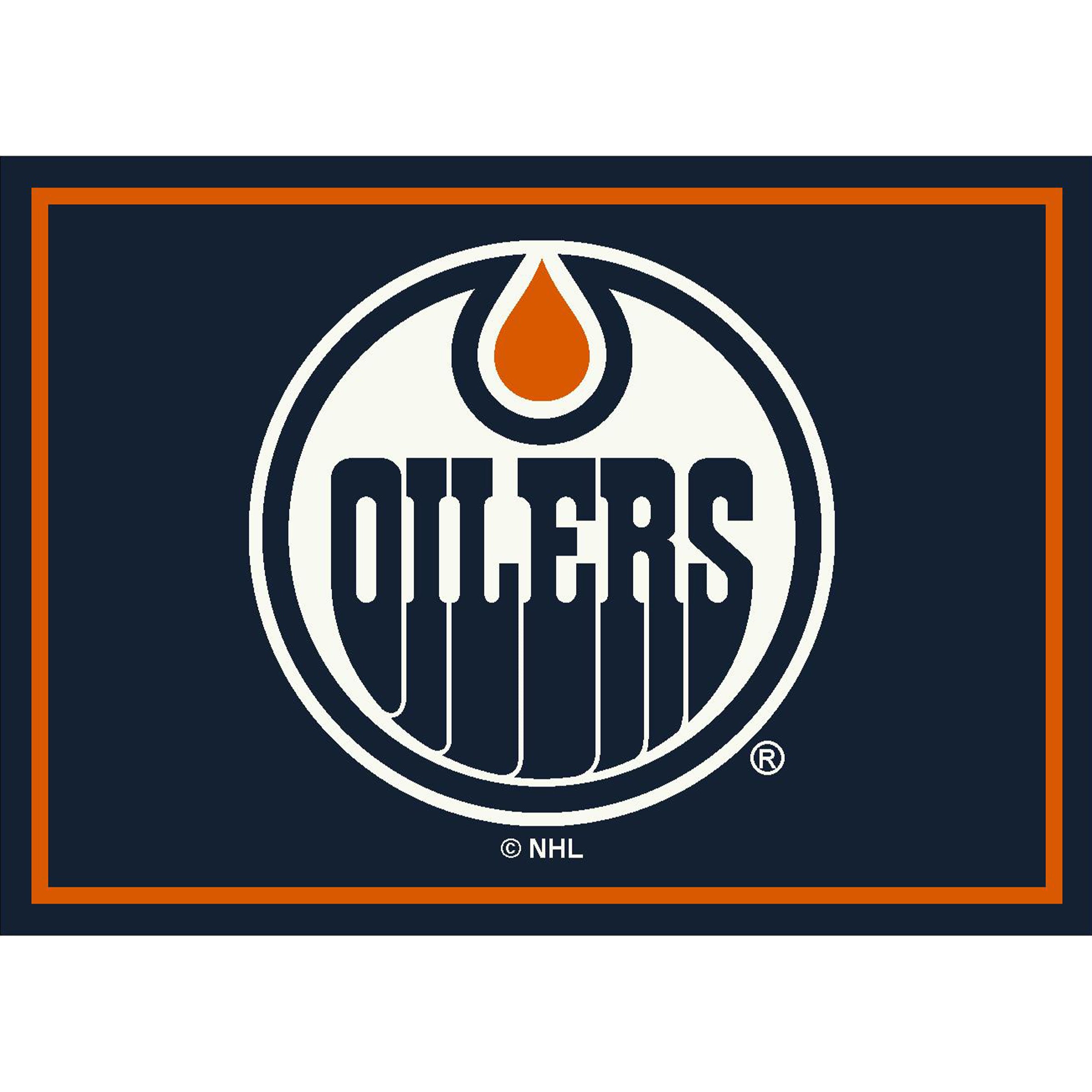 Edmonton Oilers 4x6 Spirit Rug