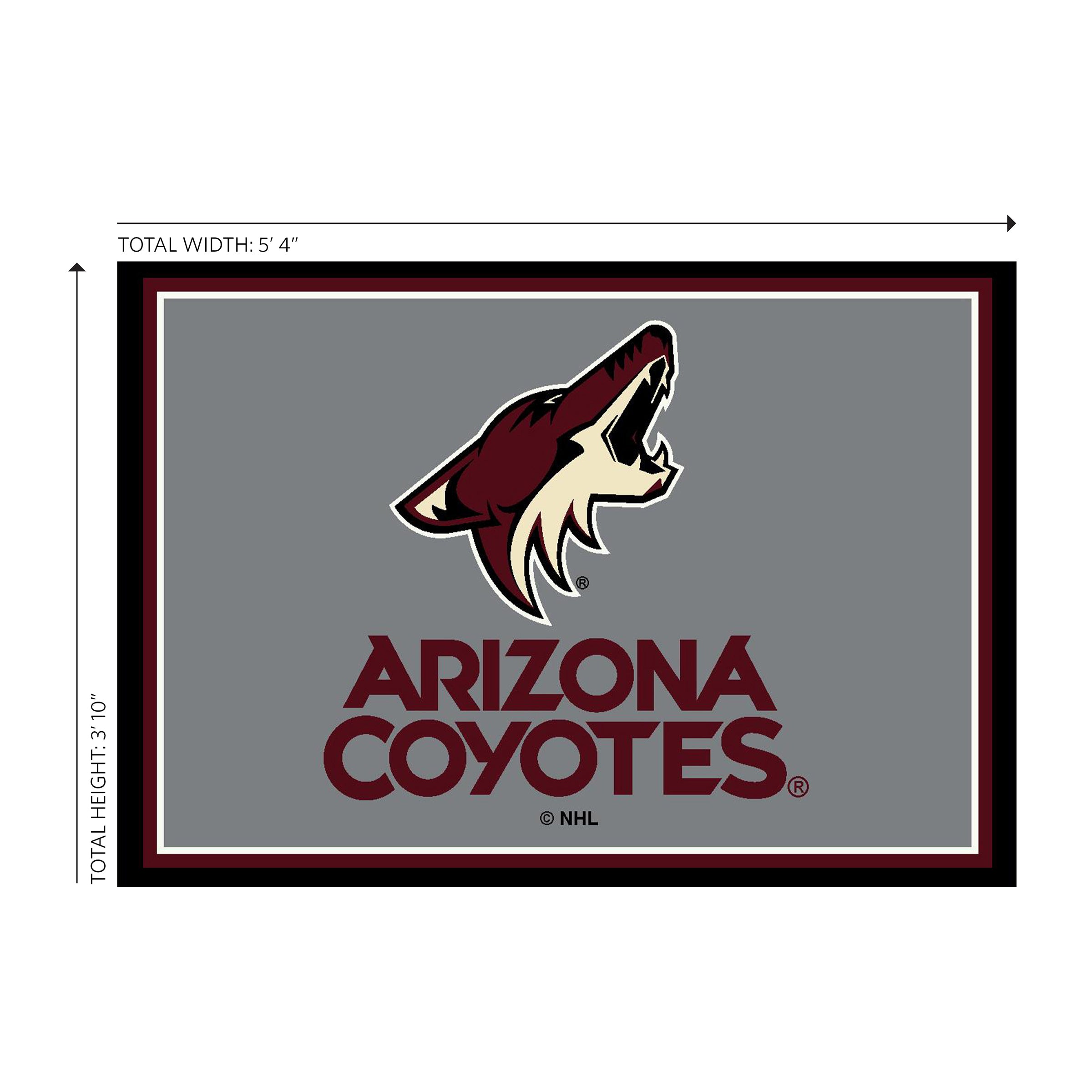 Arizona Coyotes 4x6 Spirit Rug