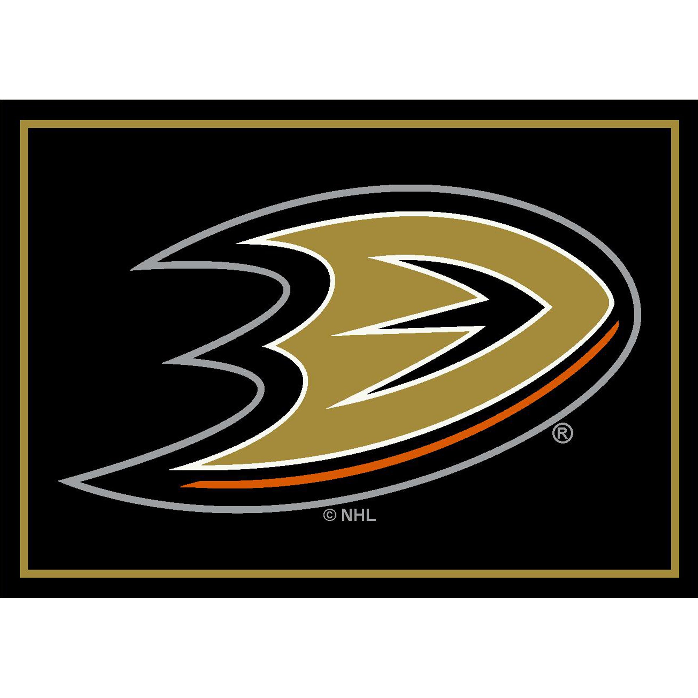 Anaheim Ducks 4x6 Spirit Rug