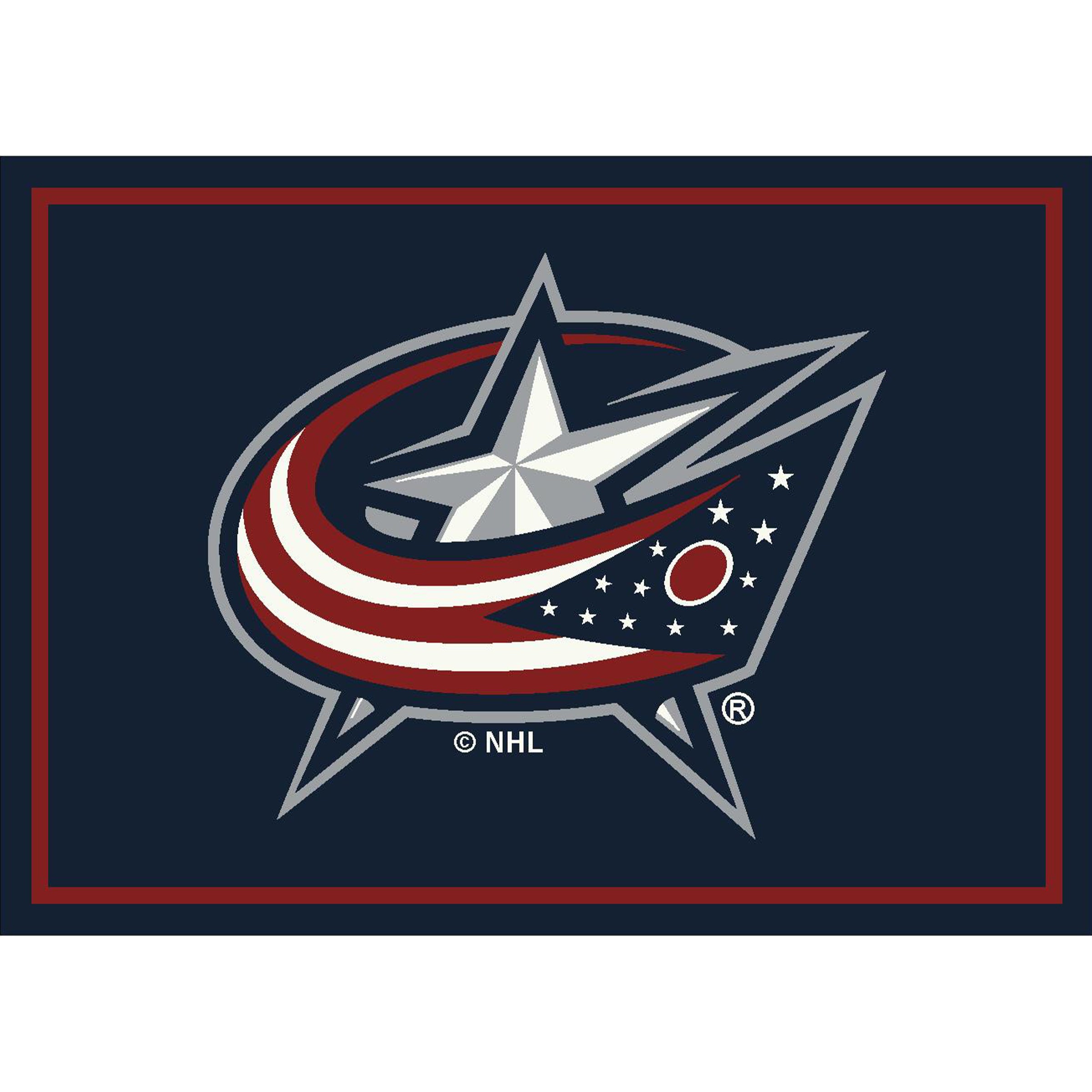 Columbus Blue Jackets 4x6 Spirit Rug