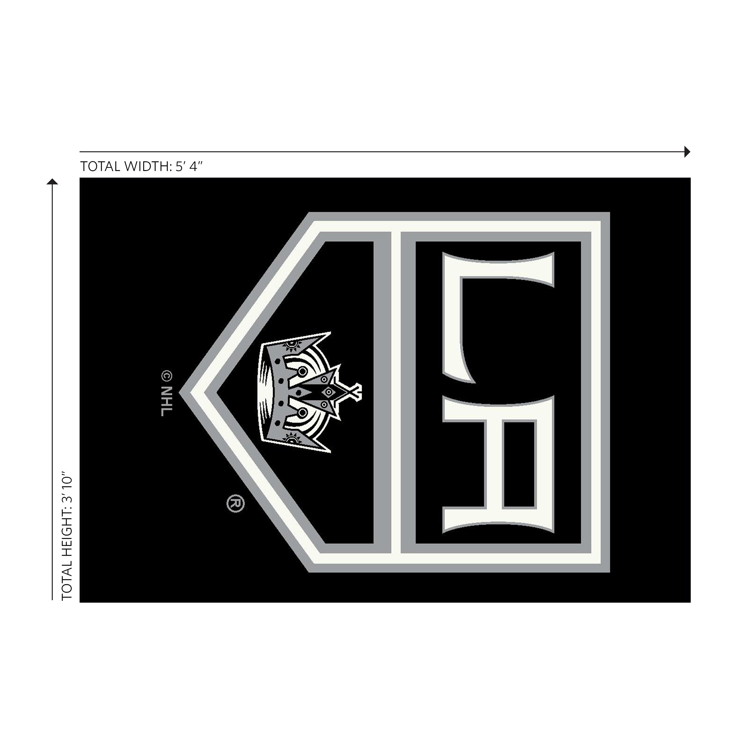 Los Angeles Kings 4x6 Spirit Rug