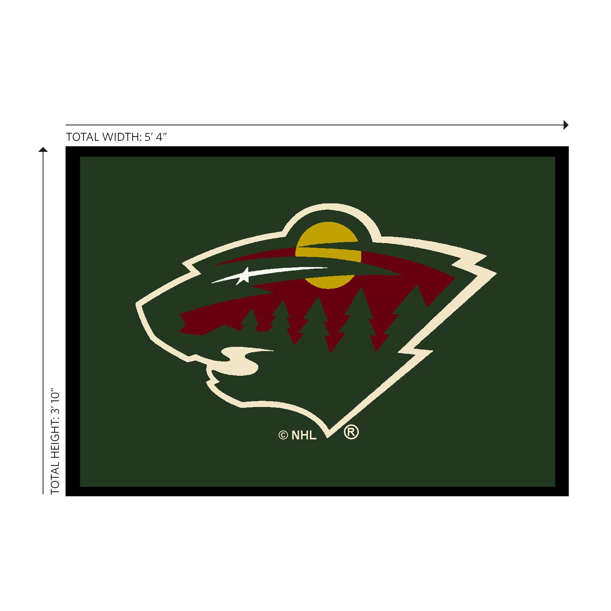 Minnesota Wild 4x6 Spirit Rug