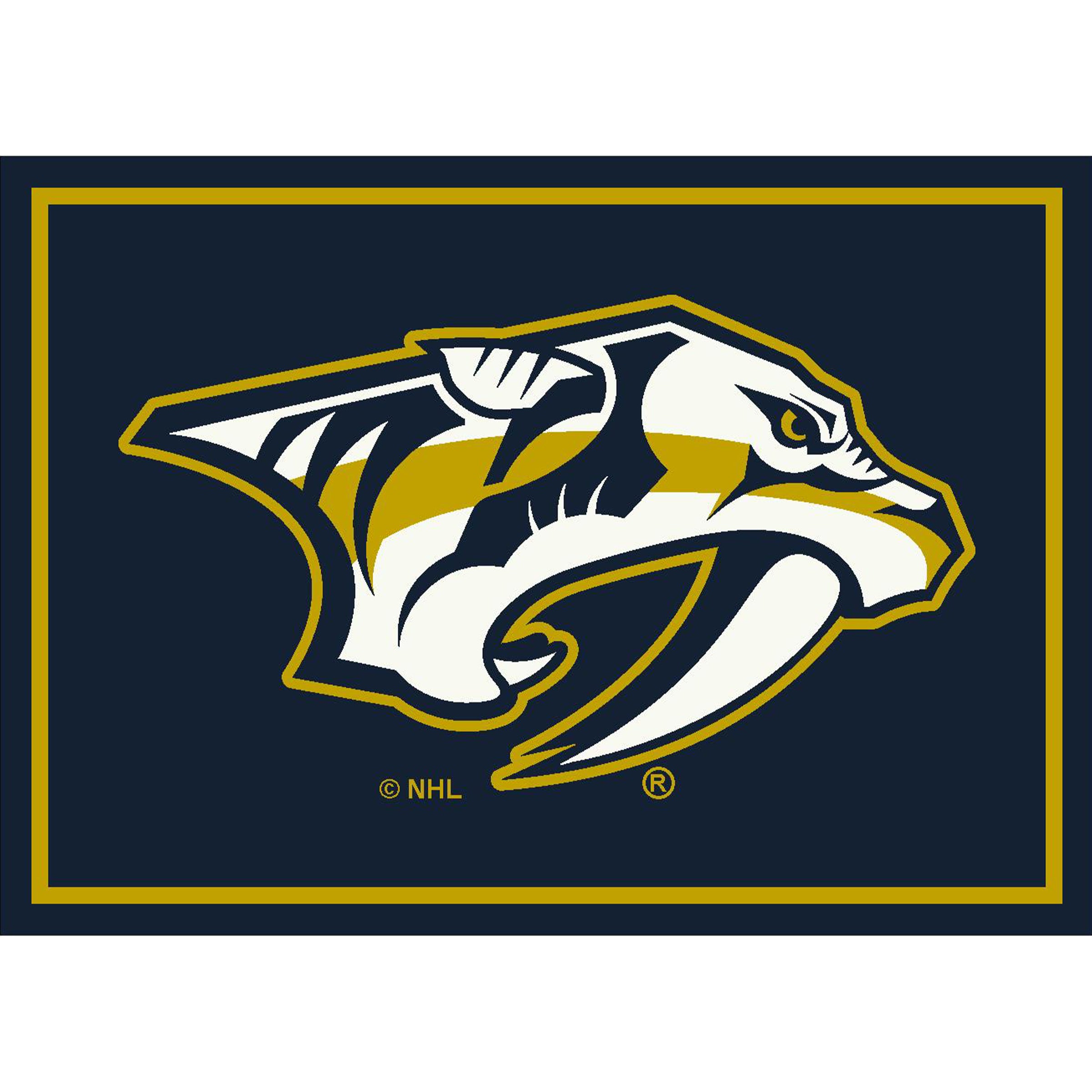 Nashville Predators 4x6 Spirit Rug