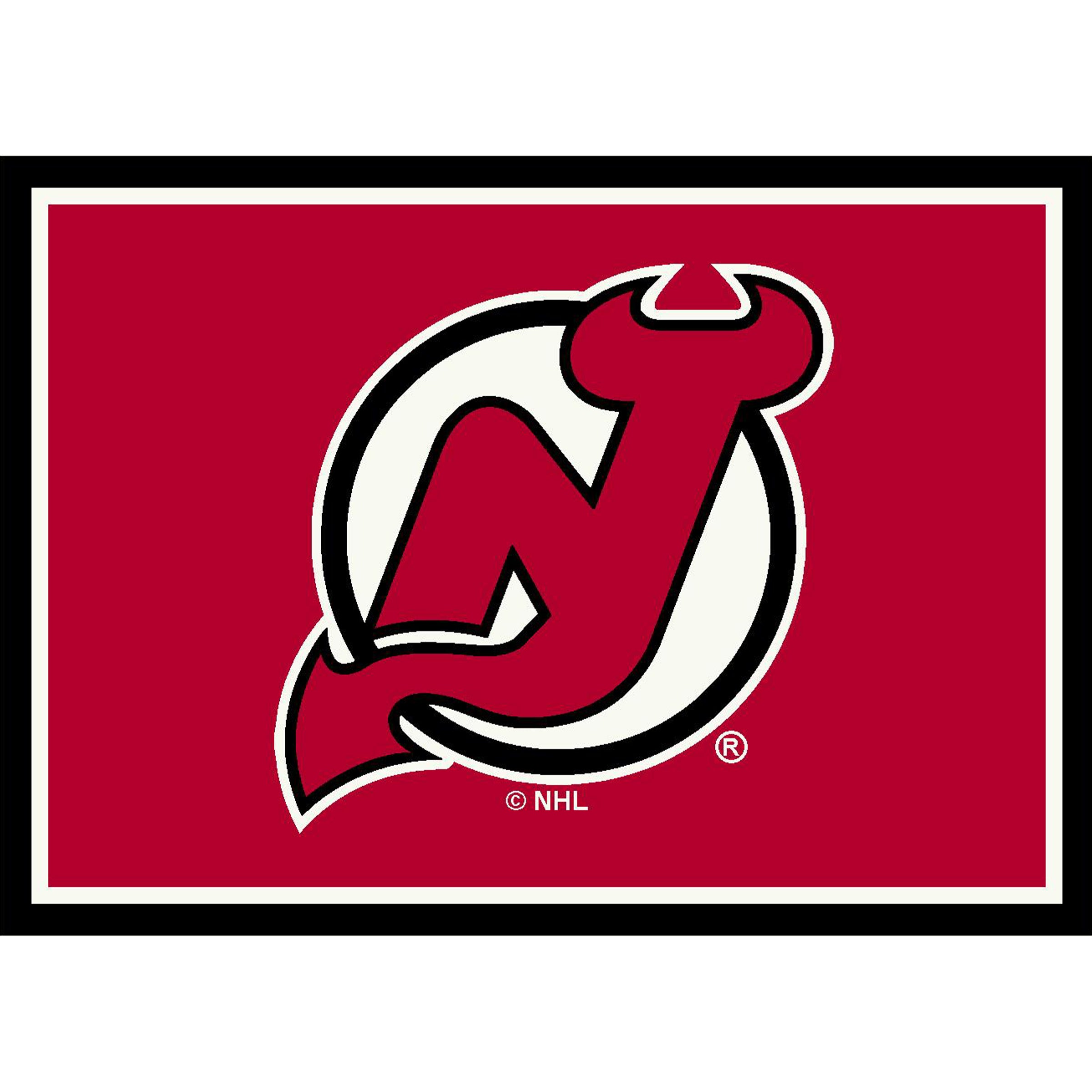 New Jersey Devils  4x6 Spirit Rug