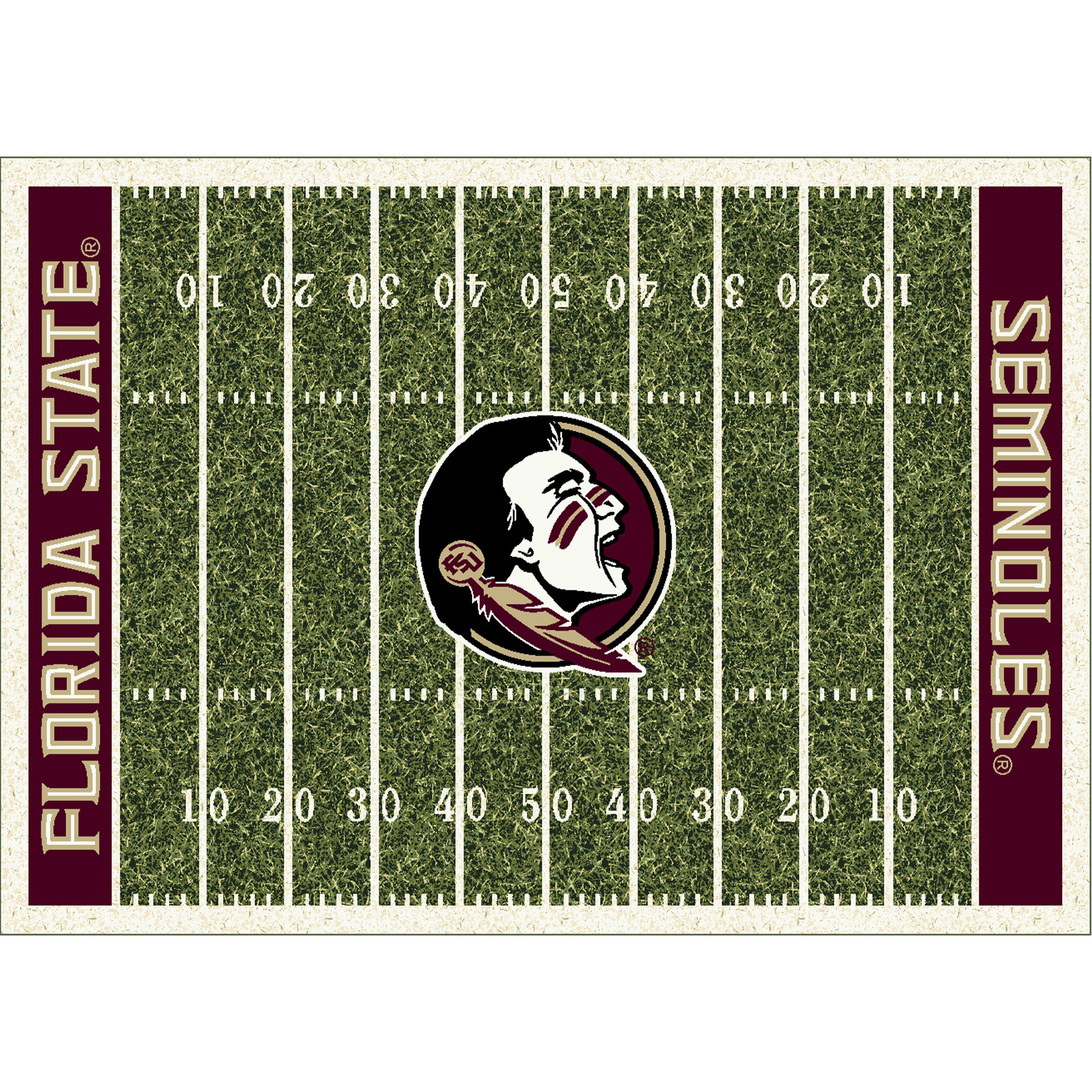 Florida State University 6x8 Homefield Rug