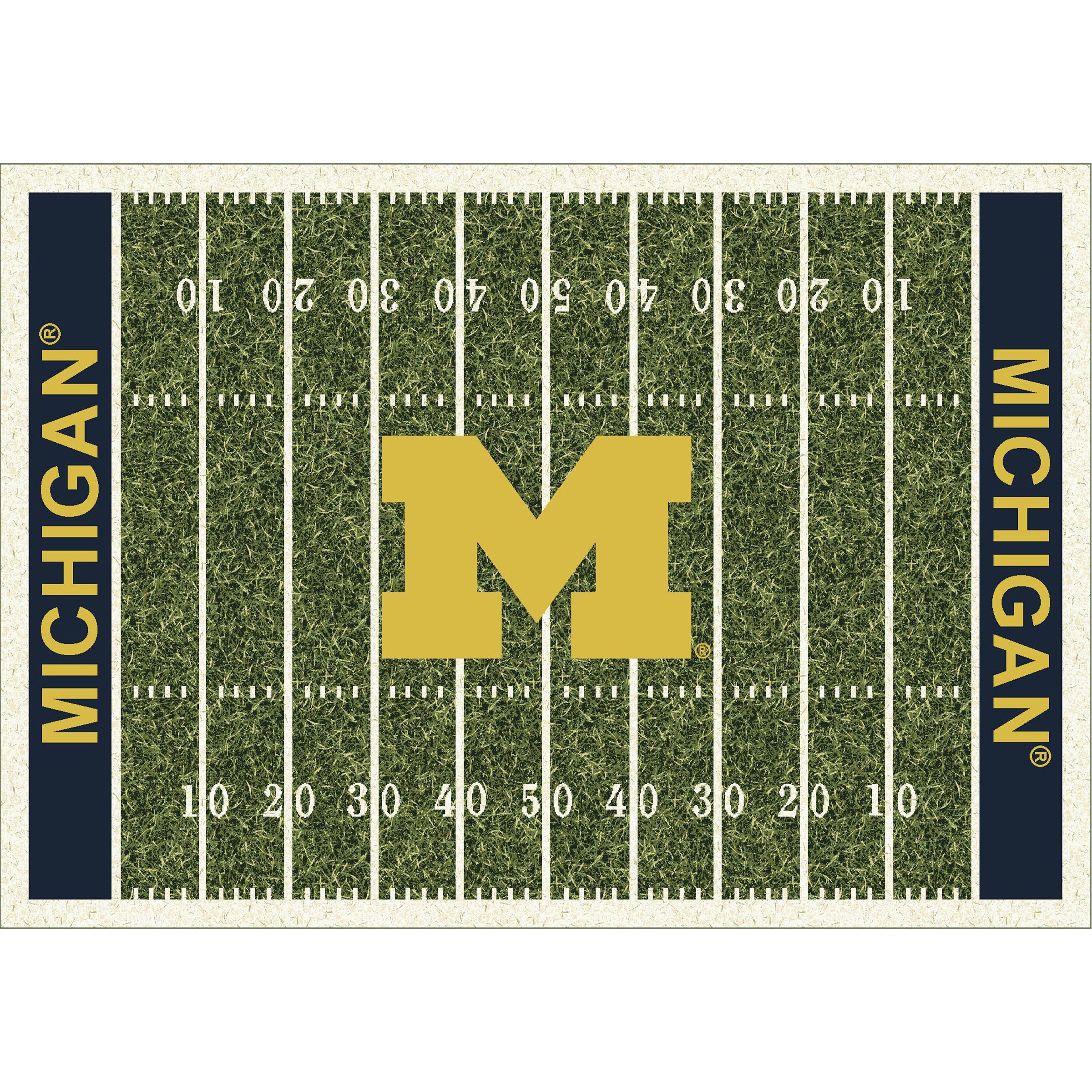 University Of Michigan 6x8 Homefield Rug