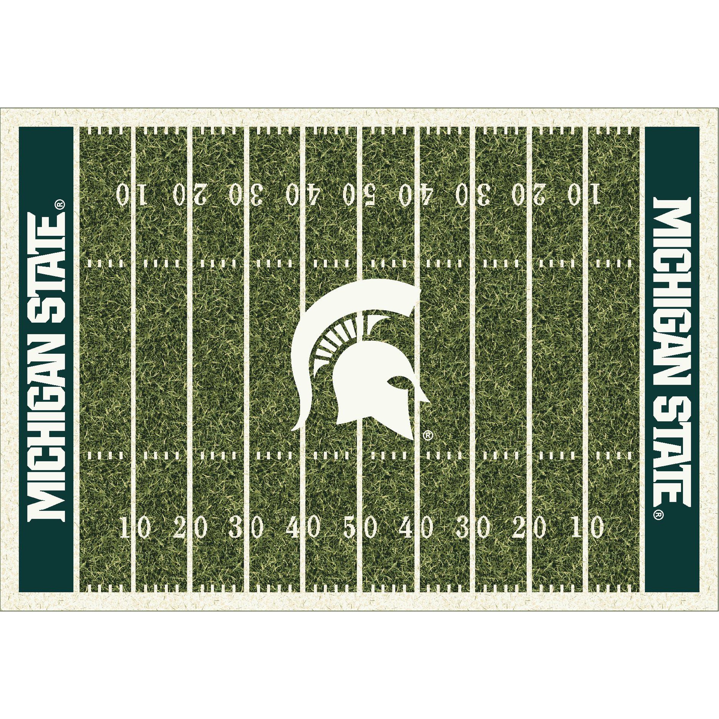 Michigan State 6x8 Homefield Rug