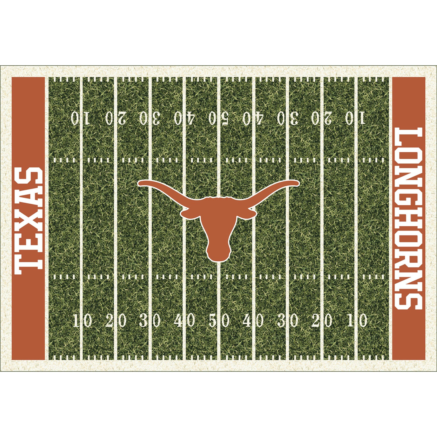 University of Texas  4x6 6x8 Homefield Rug