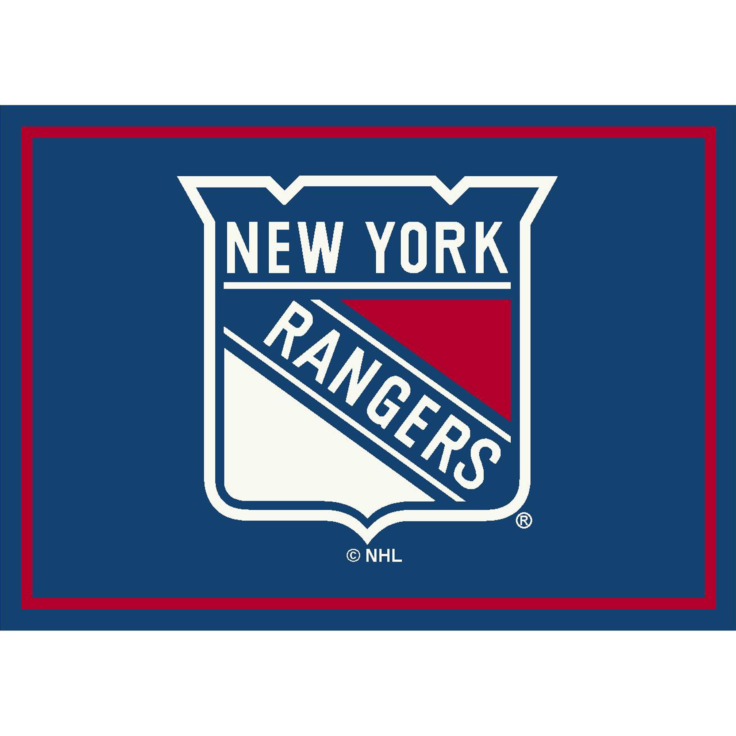 New York Rangers 6x8 Spirit Rug