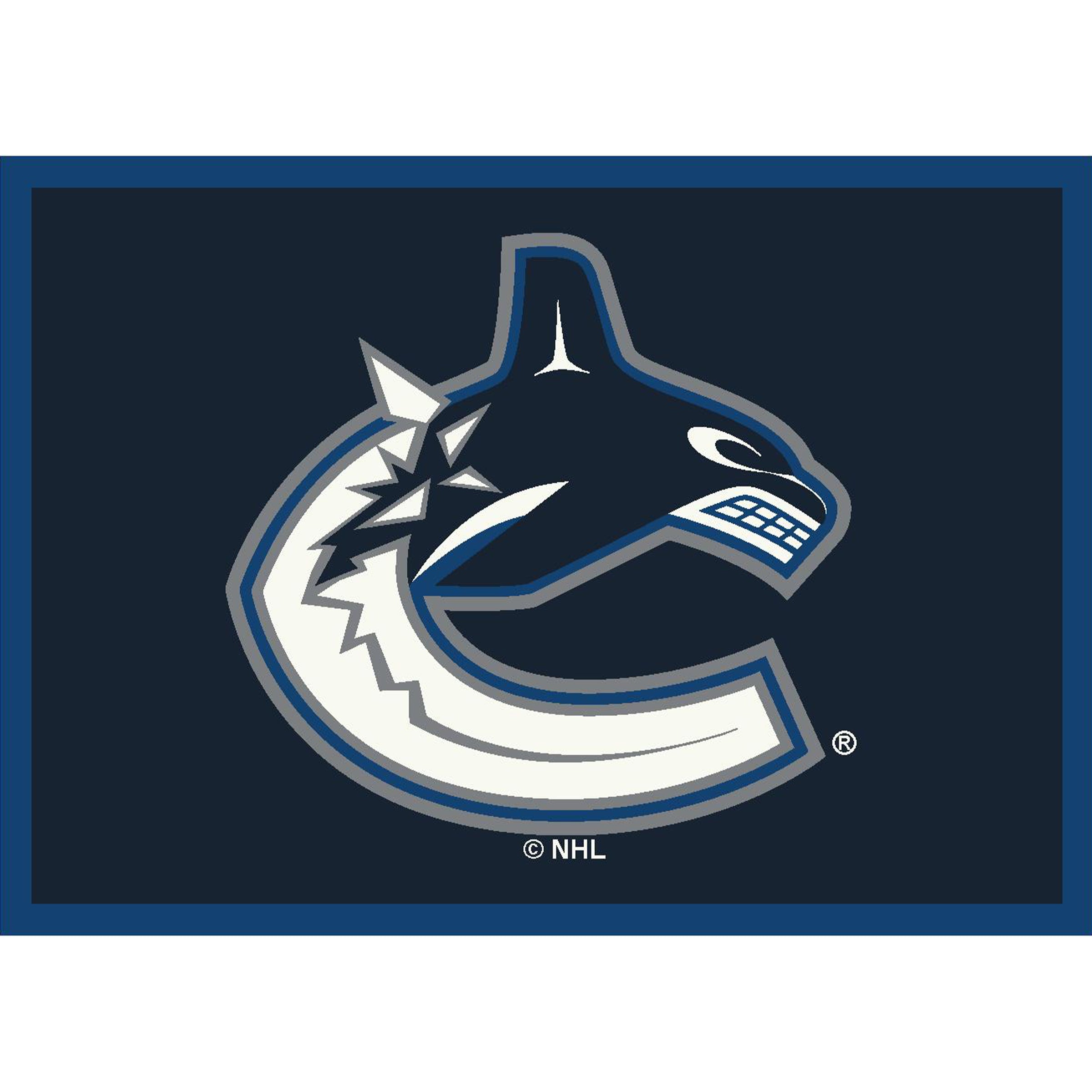 Vancouver Canucks  6x8 Spirit Rug