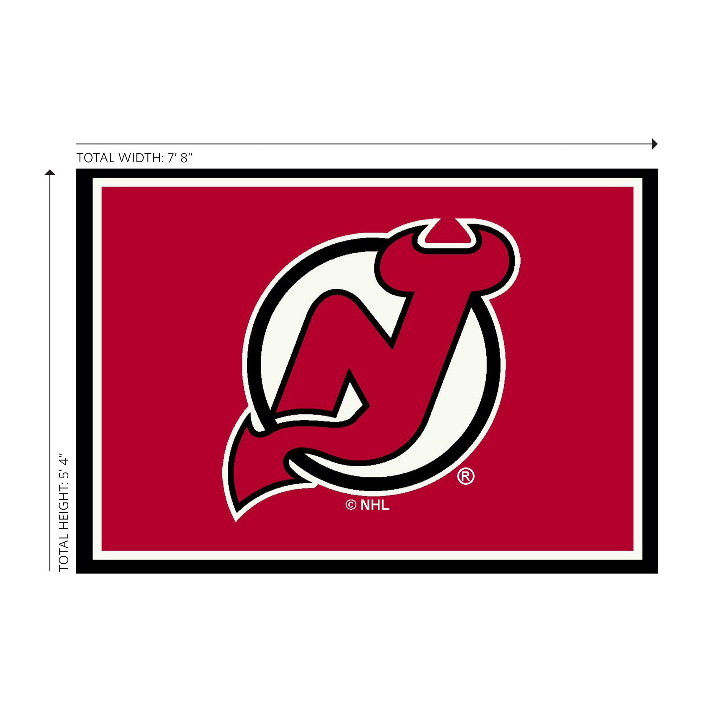 New Jersey Devils  6x8 Spirit Rug