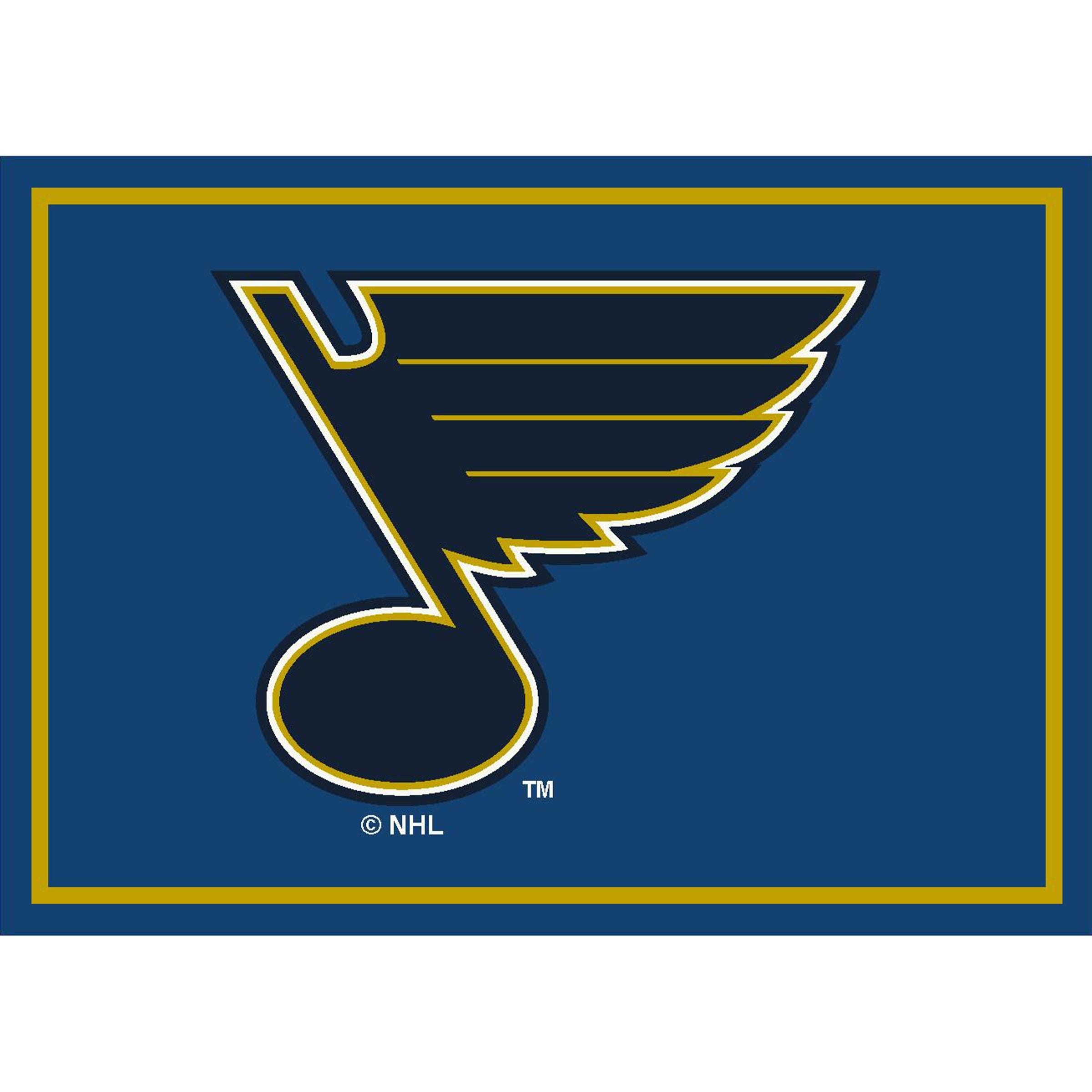 St. Louis Blues 6x8 Spirit Rug