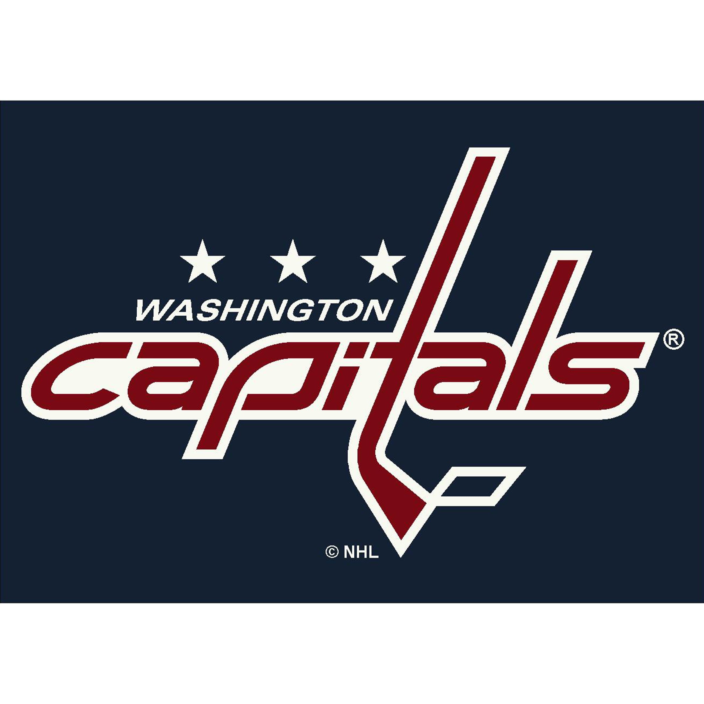 Washington Capitals 6x8 Spirit Rug