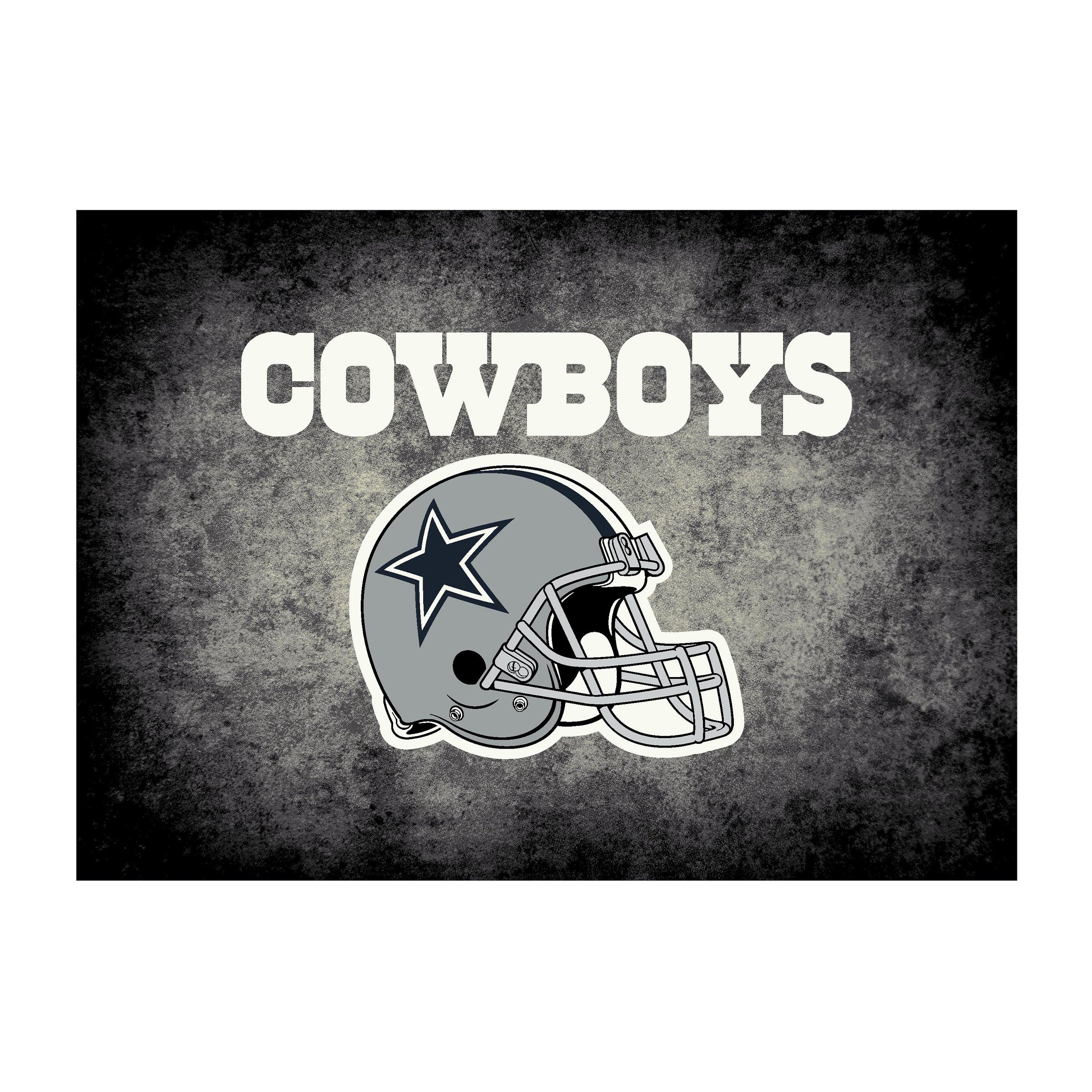 Dallas Cowboys 6x8 Distressed Rug