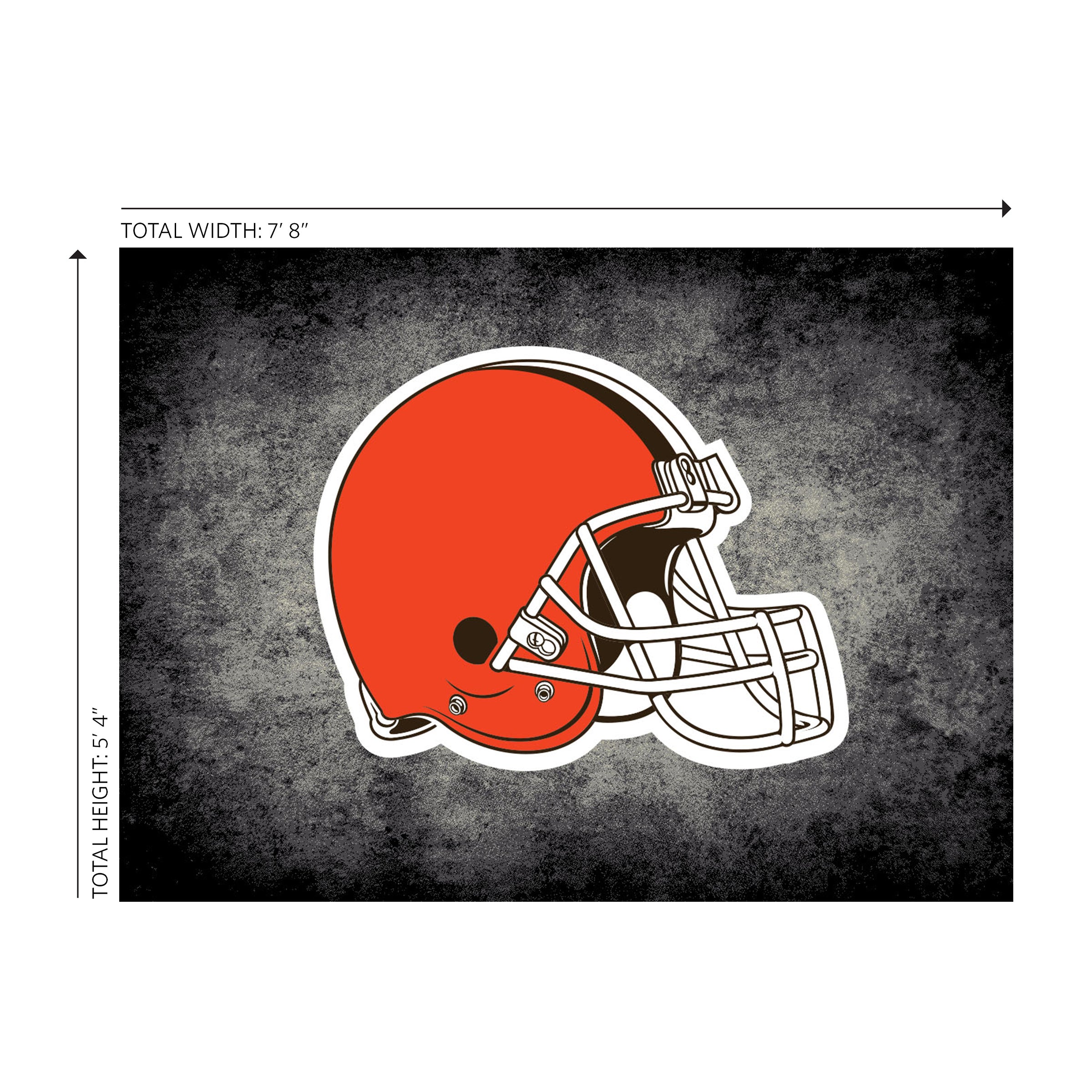 Cleveland Browns 6x8 Distressed Rug