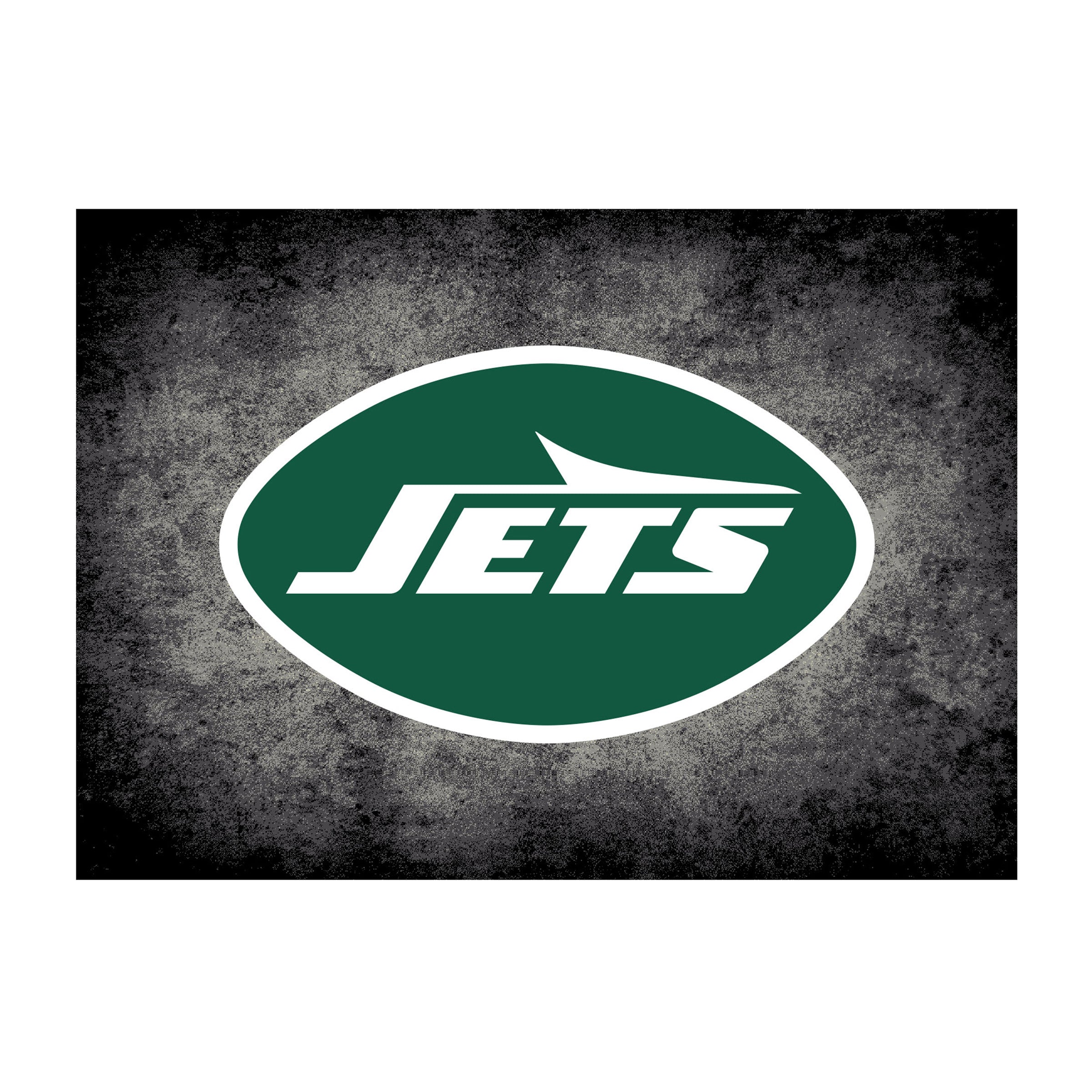 New York Jets 6x8 Distressed Rug