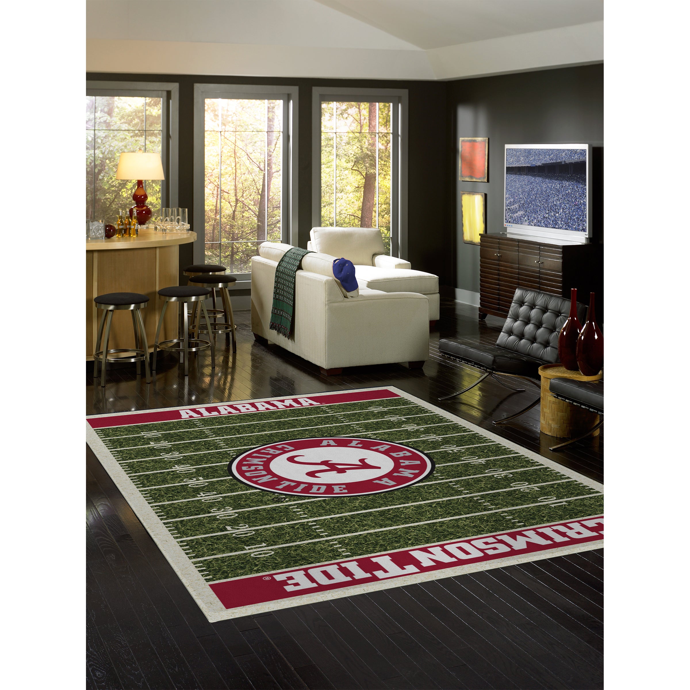 University Of Alabama 8x11 Homefield Rug