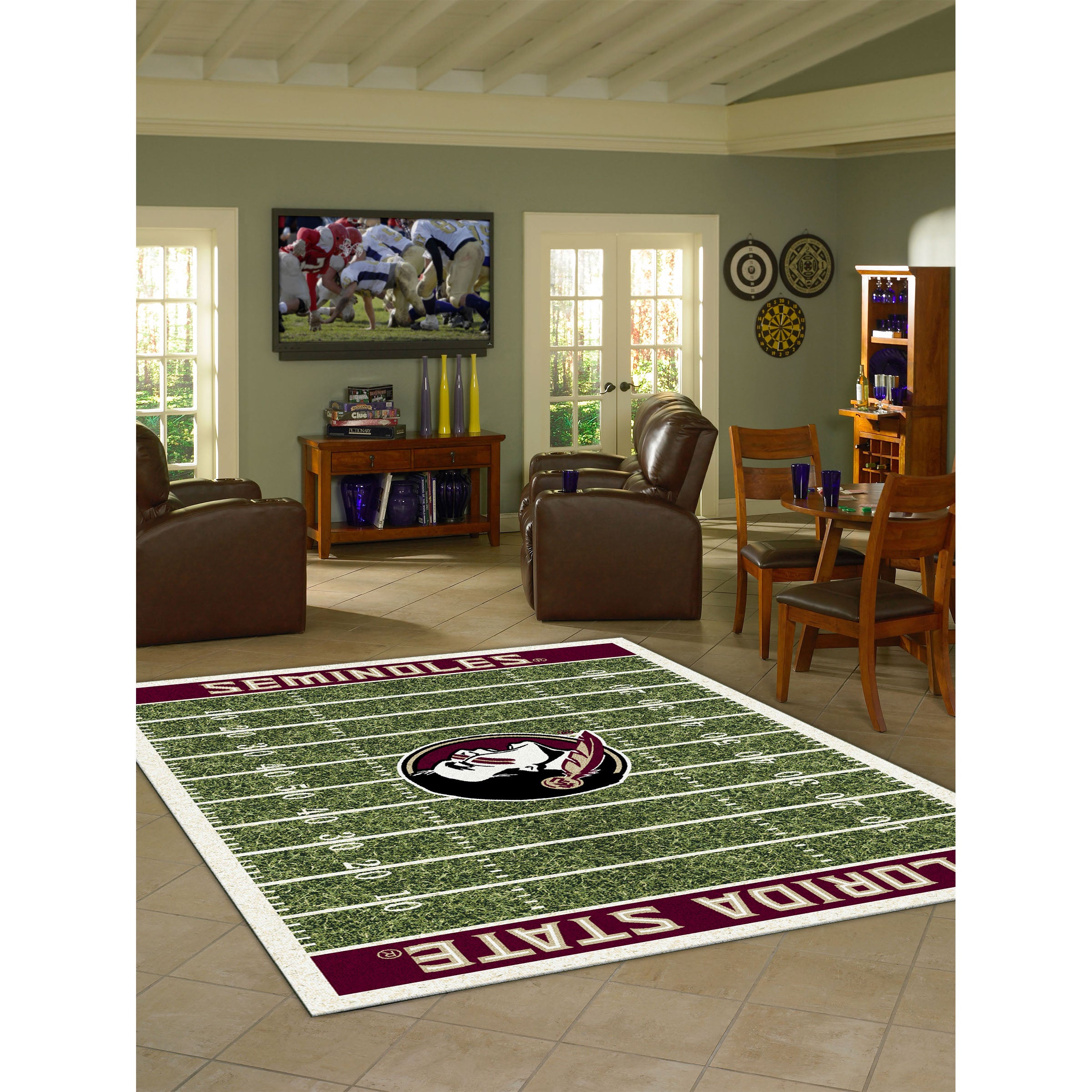 Florida State University 8x11 Homefield Rug