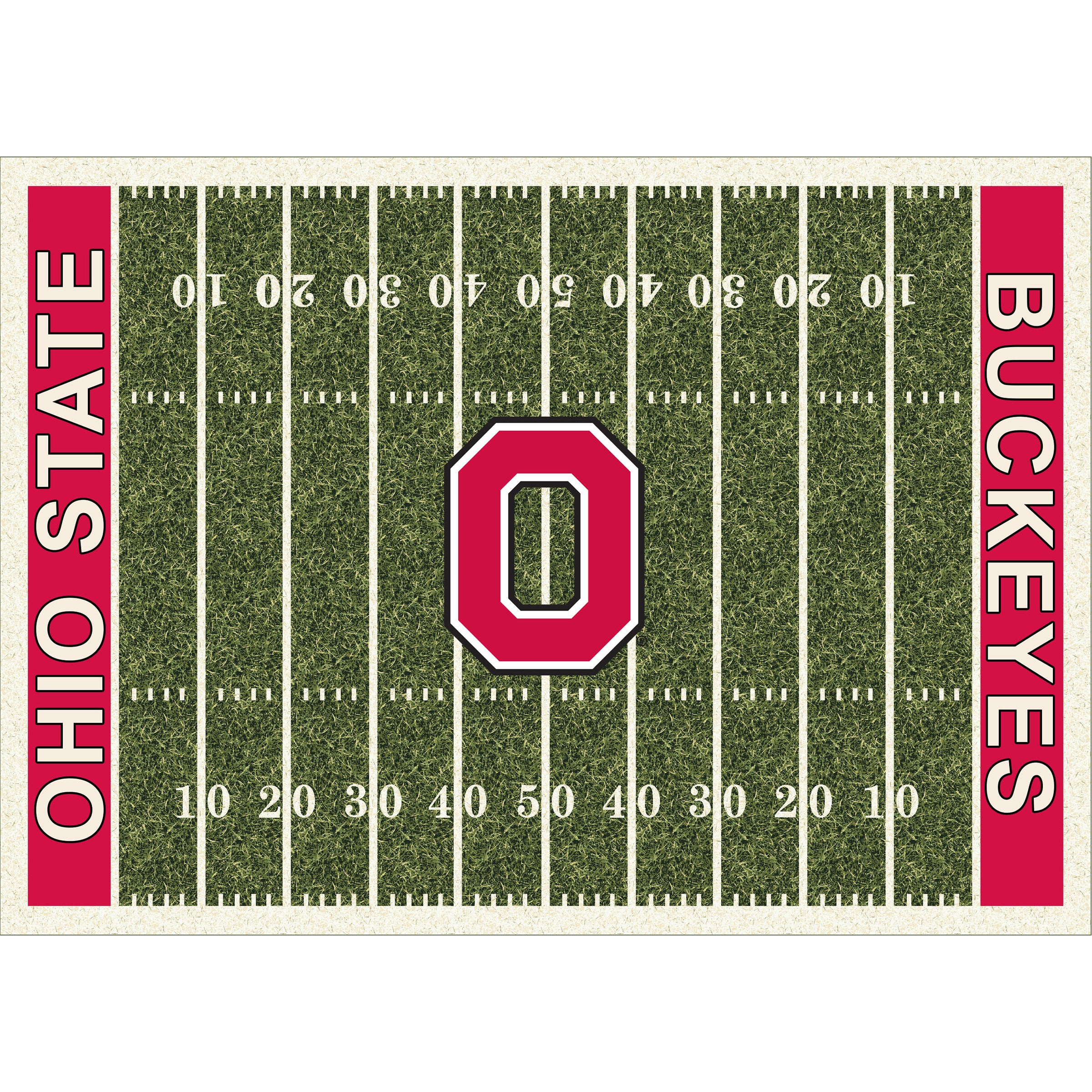 Ohio State 8x11 Homefield Rug