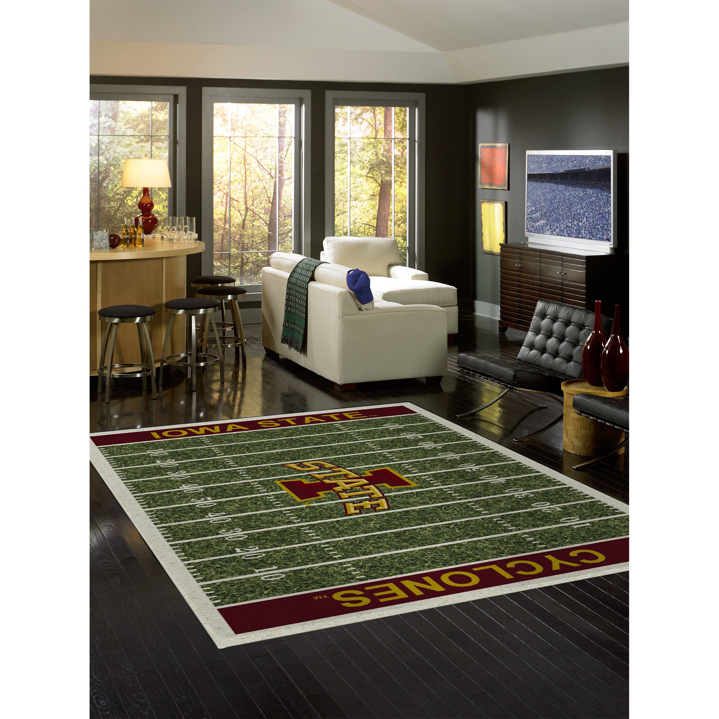 Iowa State University  8x11 Homefield Rug