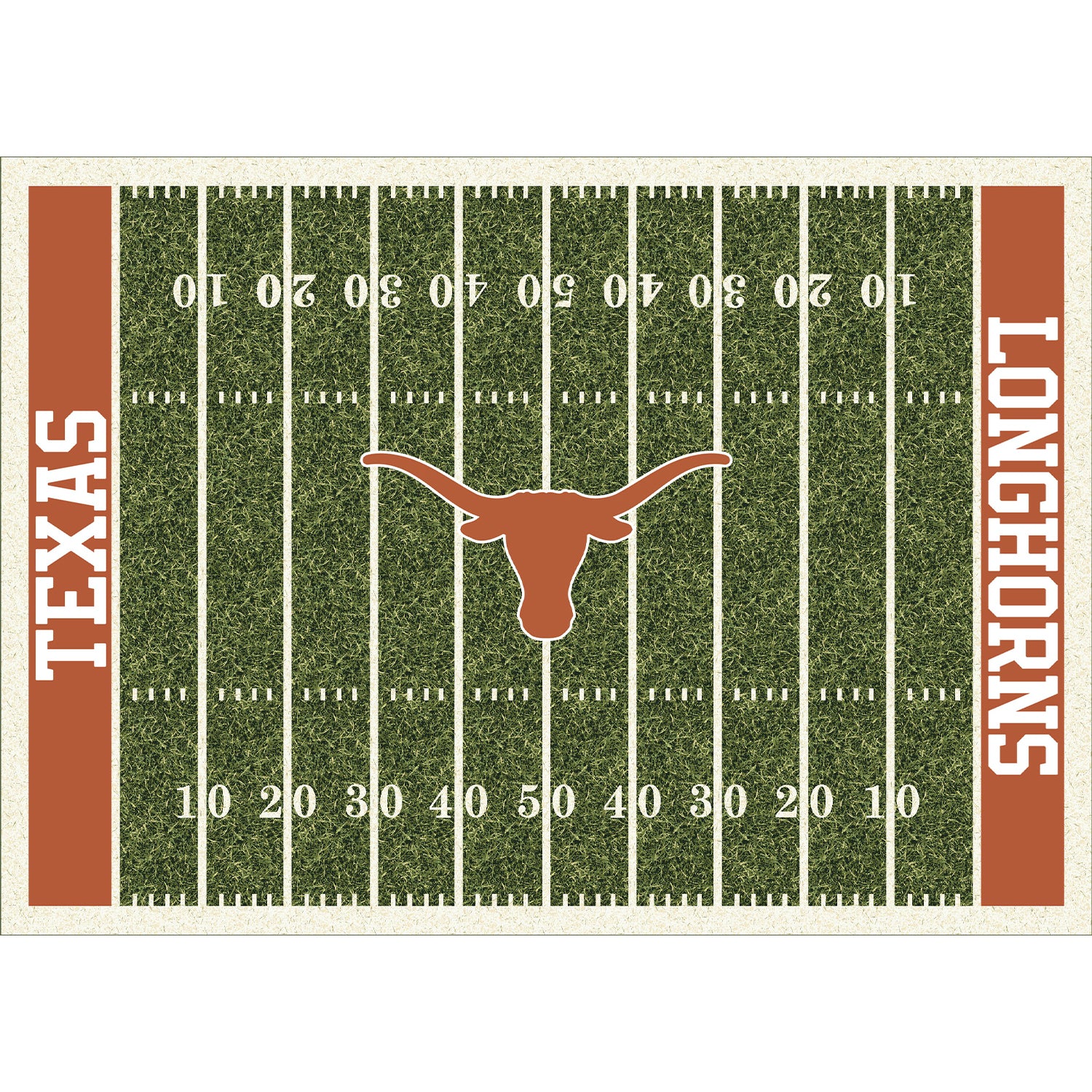 University of Texas  8x11 Homefield Rug