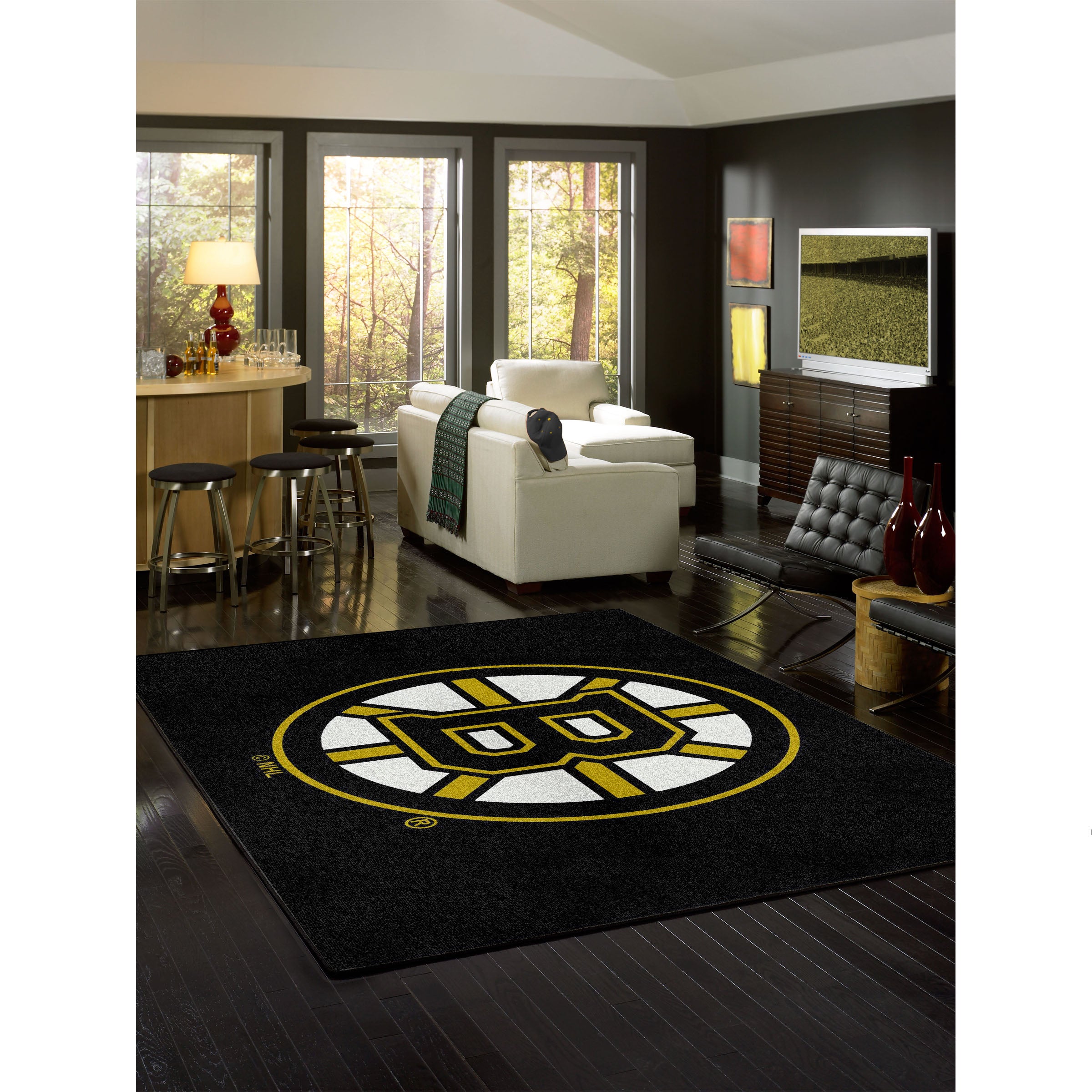 Boston Bruins 8x11 Spirit Rug