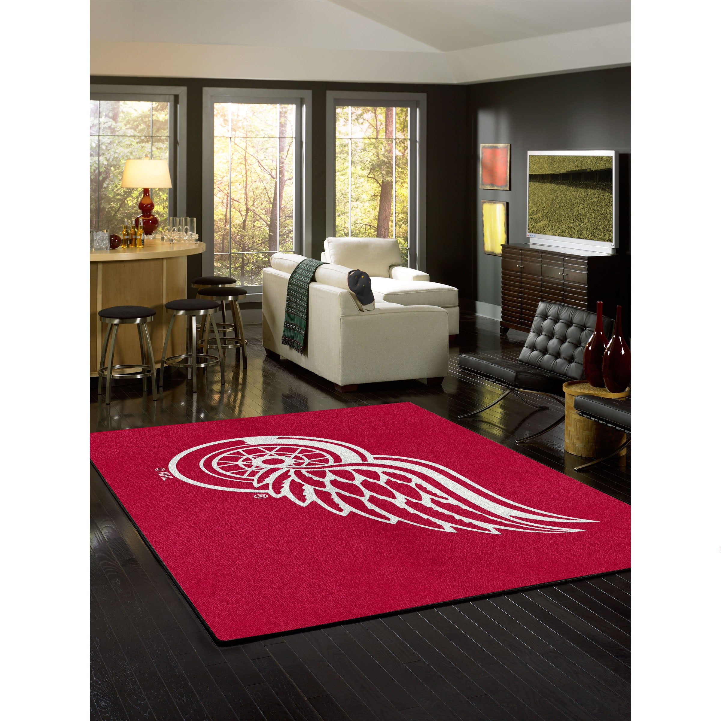 Detroit Red Wings 8x11 Spirit Rug