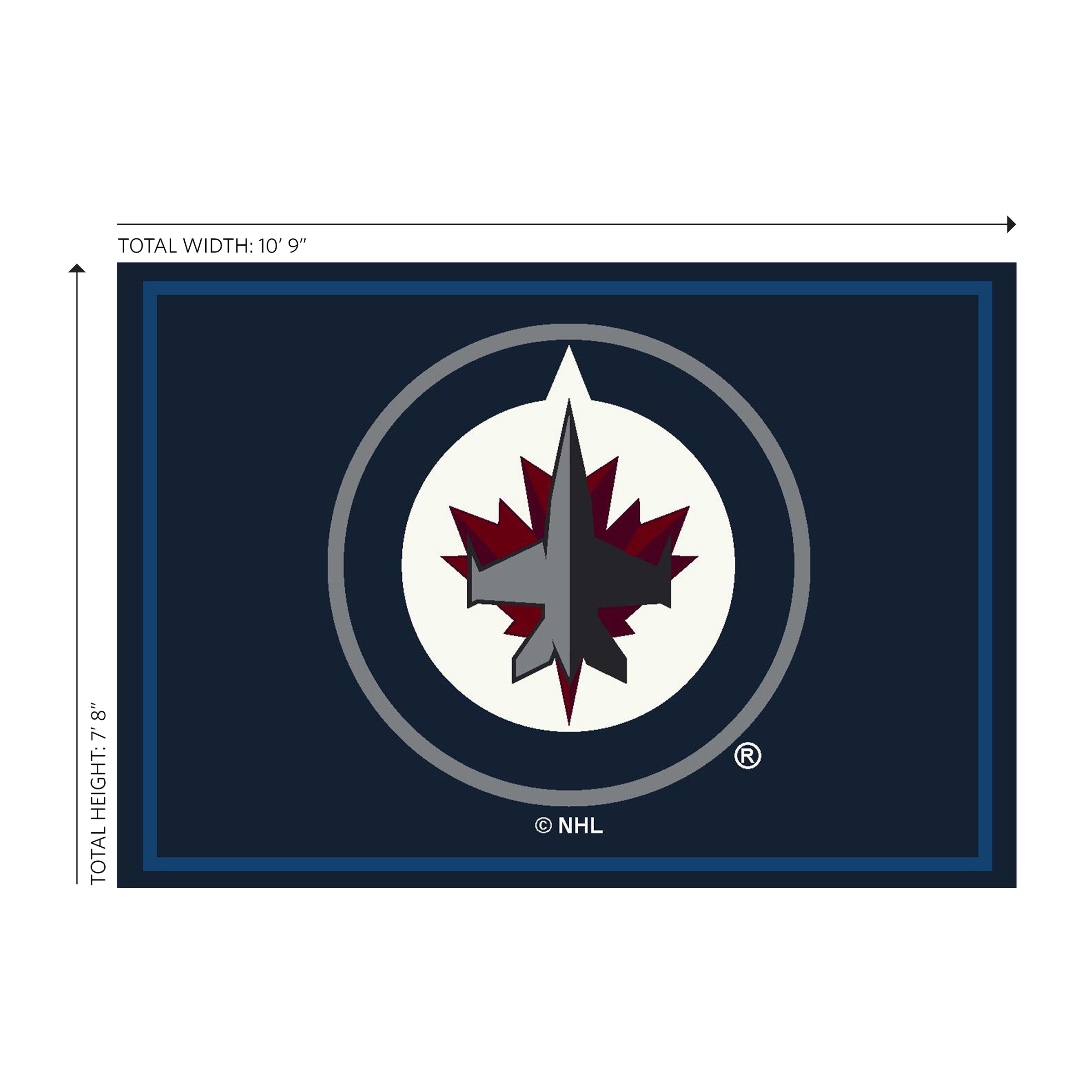 Winnipeg Jets 8x11 Spirit Rug