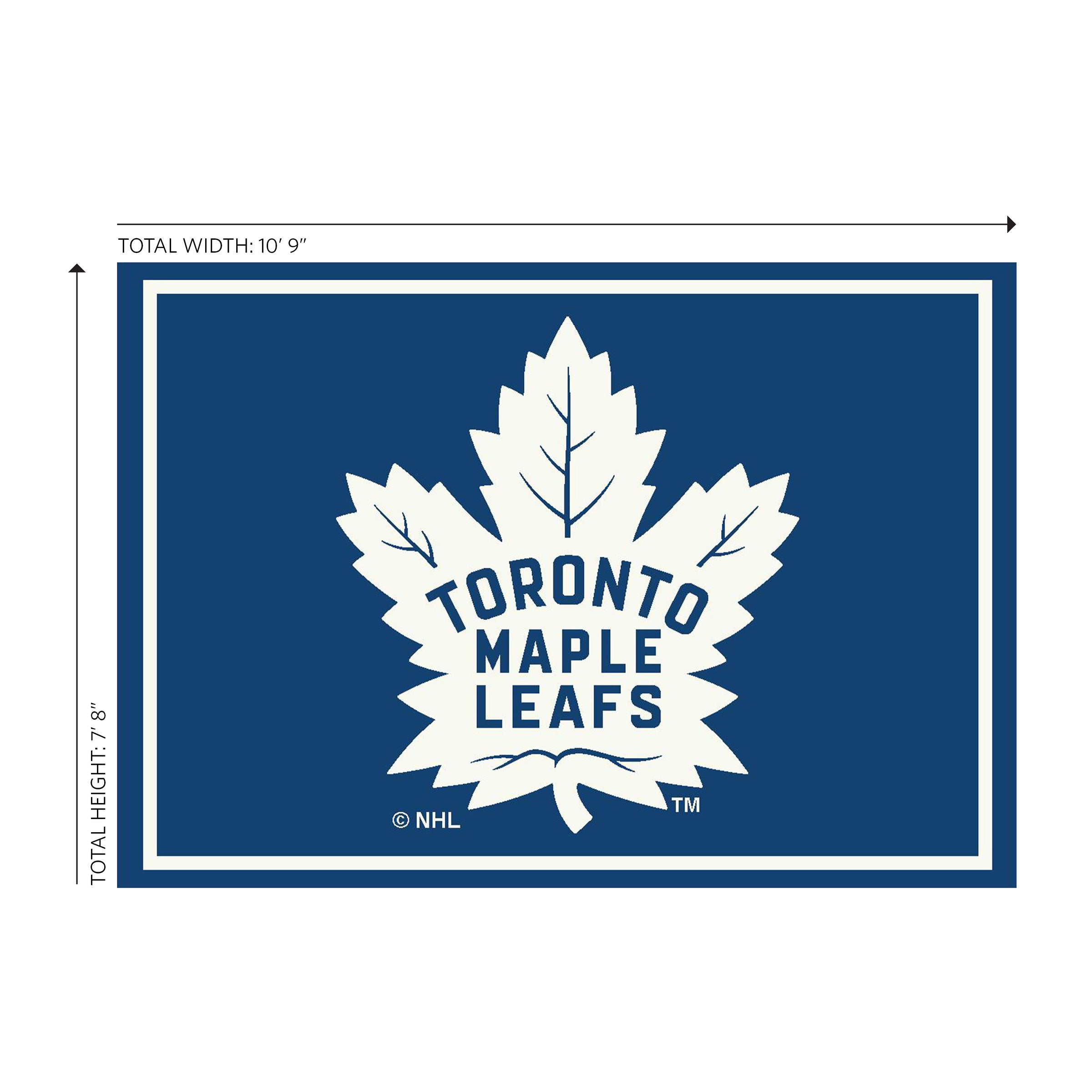 Toronto Maple Leafs 8x11 Spirit Rug