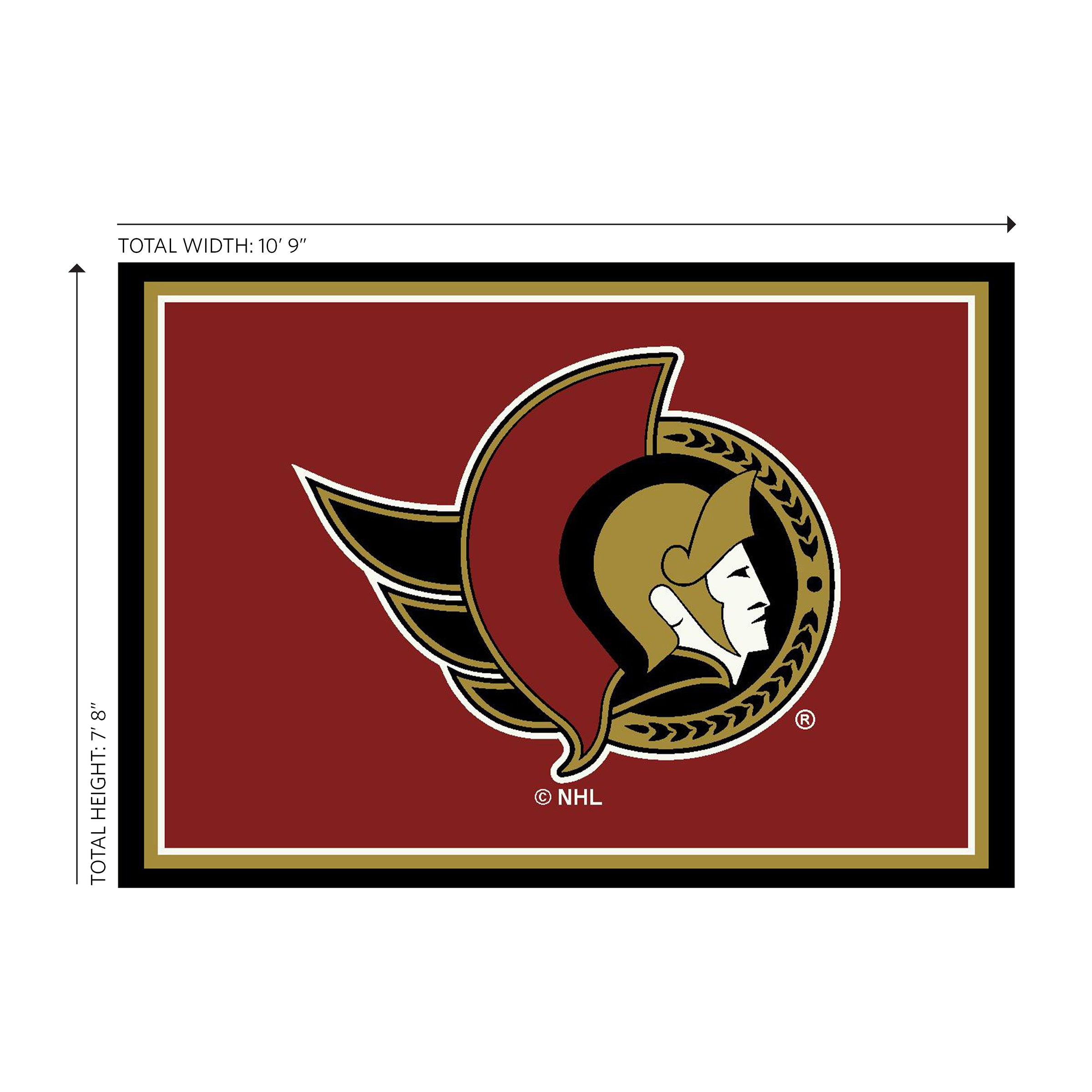 Ottawa Senators 8x11 Spirit Rug