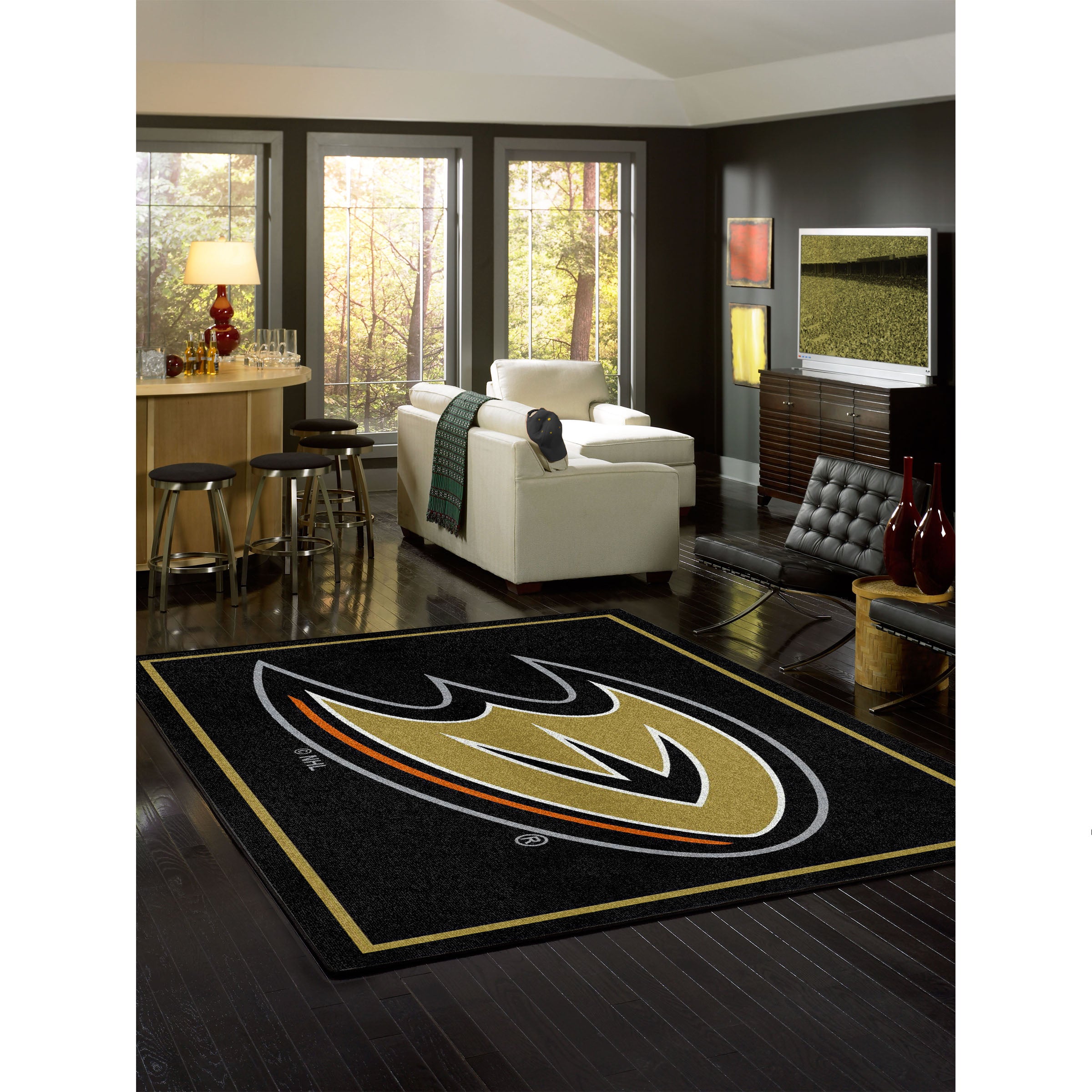 Anaheim Ducks 8x11 Spirit Rug