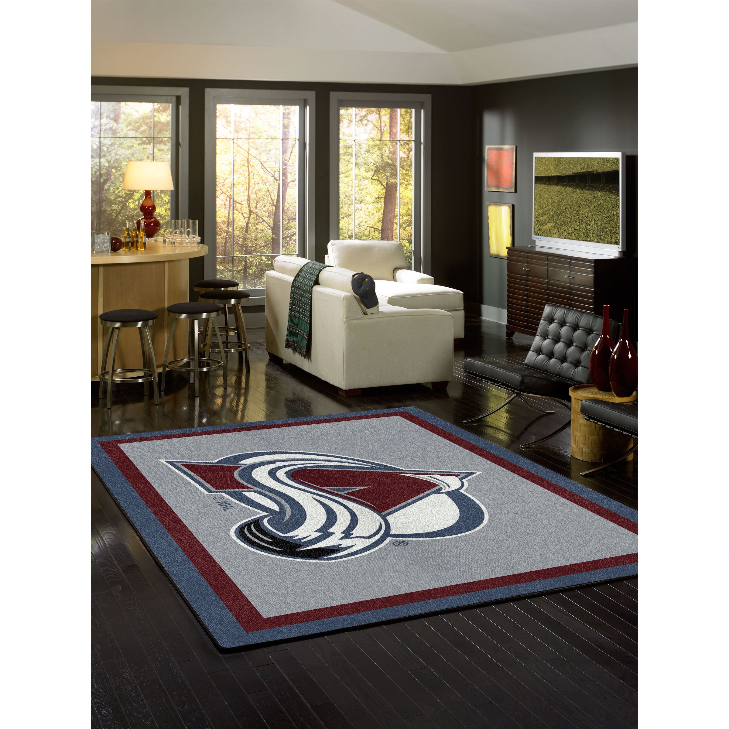 Colorado Avalanche 8x11 Spirit Rug