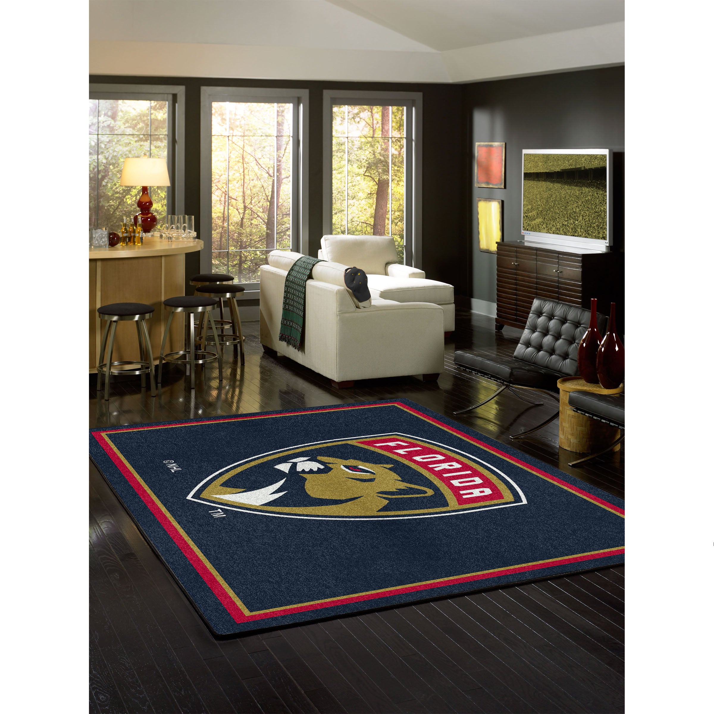 Florida Panthers 8x11 Spirit Rug