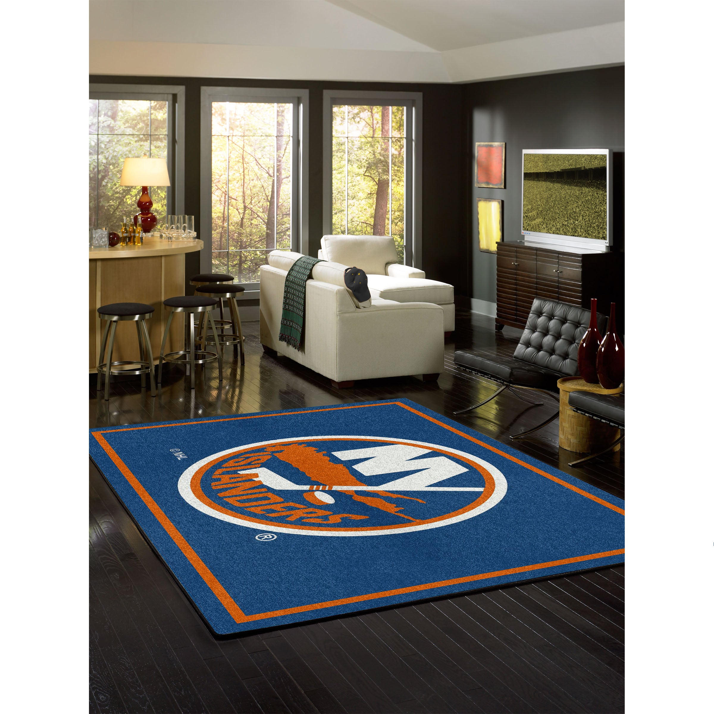 New York Islanders 8x11 Spirit Rug