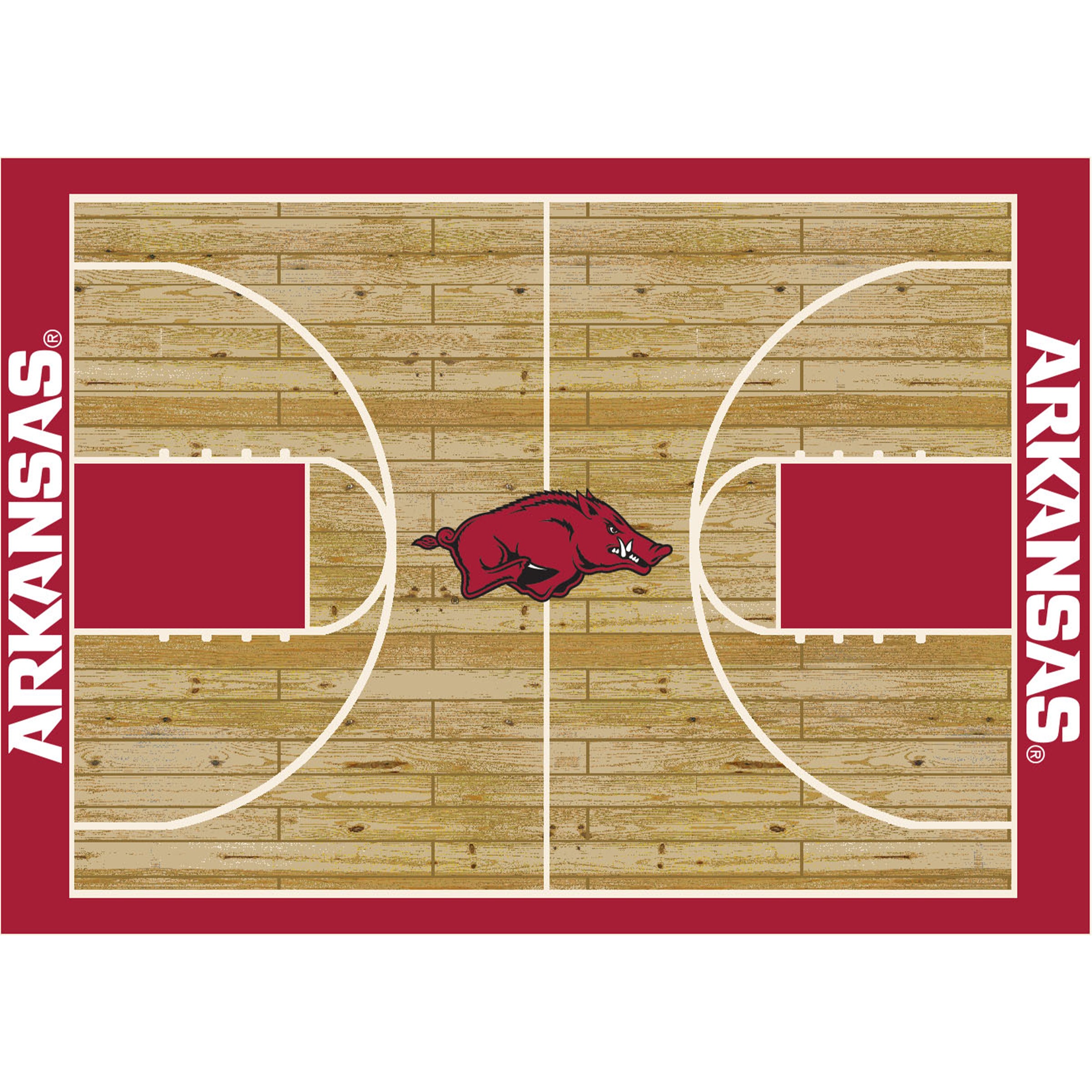 University Of Arkansas 4x6 Courtside Rug