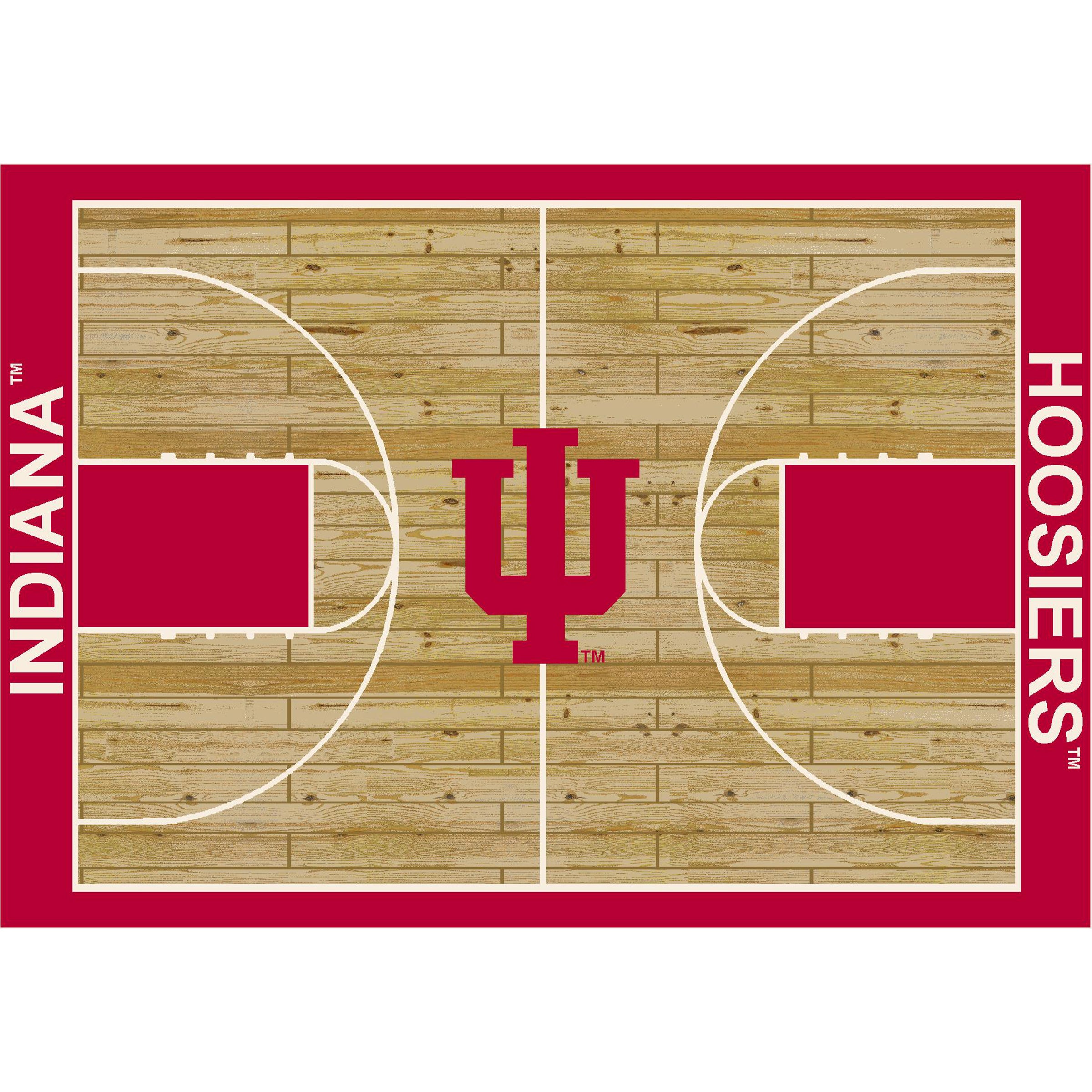 Indiana University 4x6 Courtside Rug