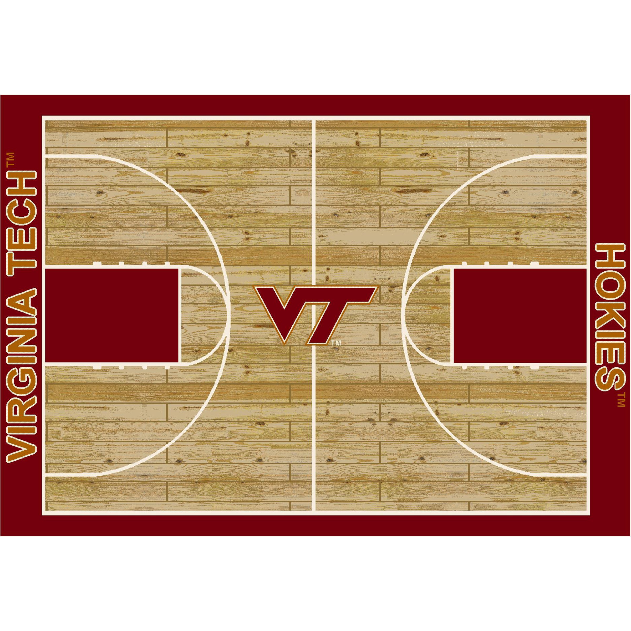 Virginia Tech 4x6 Courtside Rug