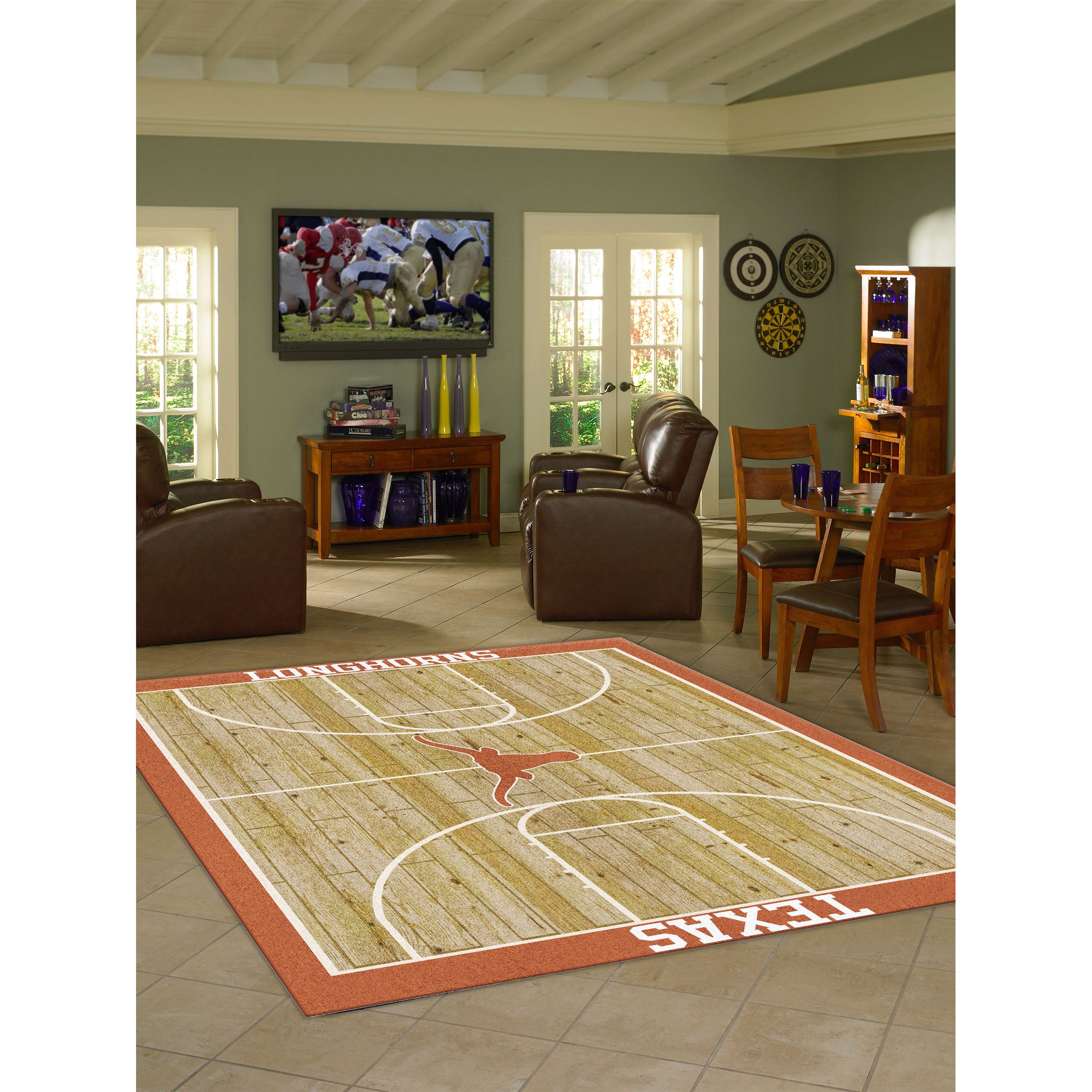 University of North Carolina 8x11 Courtside Rug