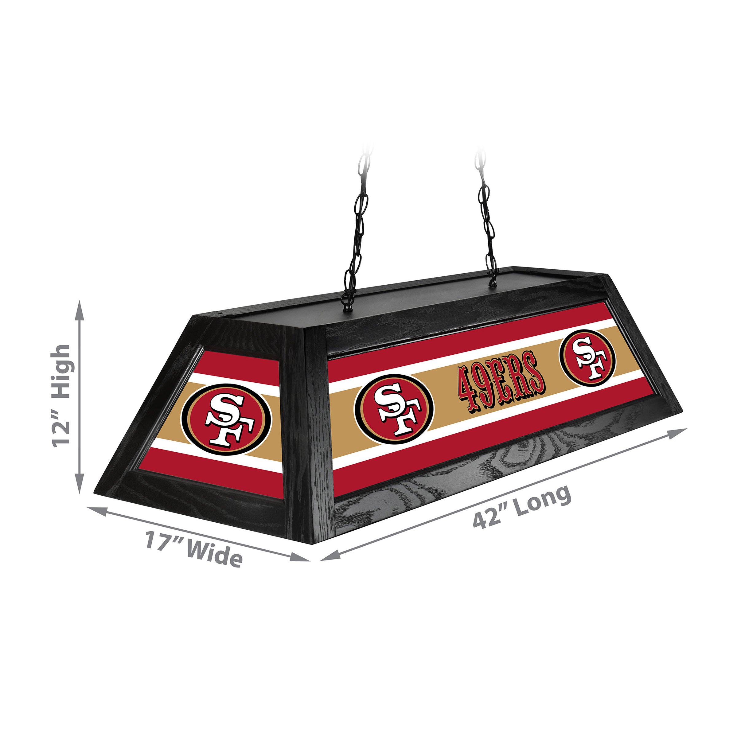 San Francisco 49ers 42" Billiard Lamp