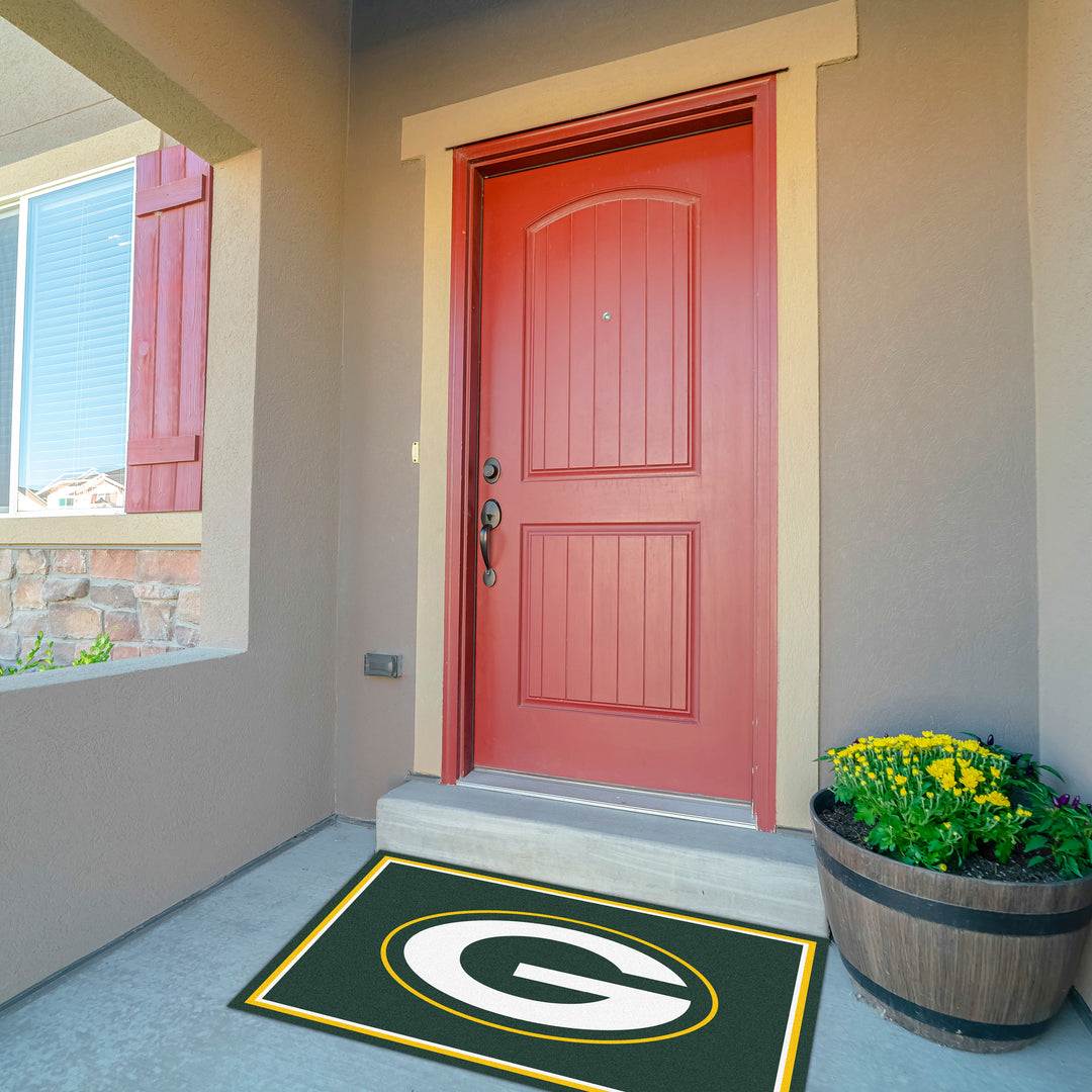 Green Bay Packers 3x4  Area  Rug