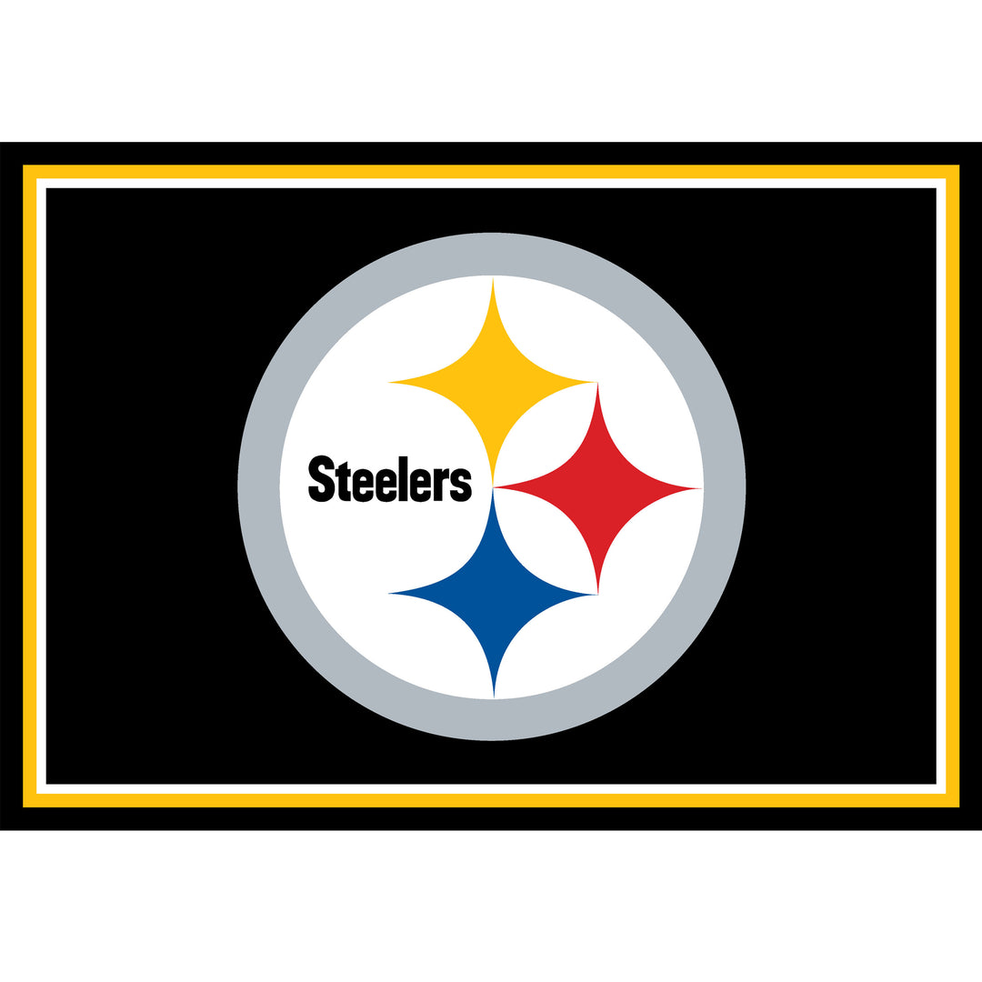 Pittsburgh Steelers 3x4  Area  Rug